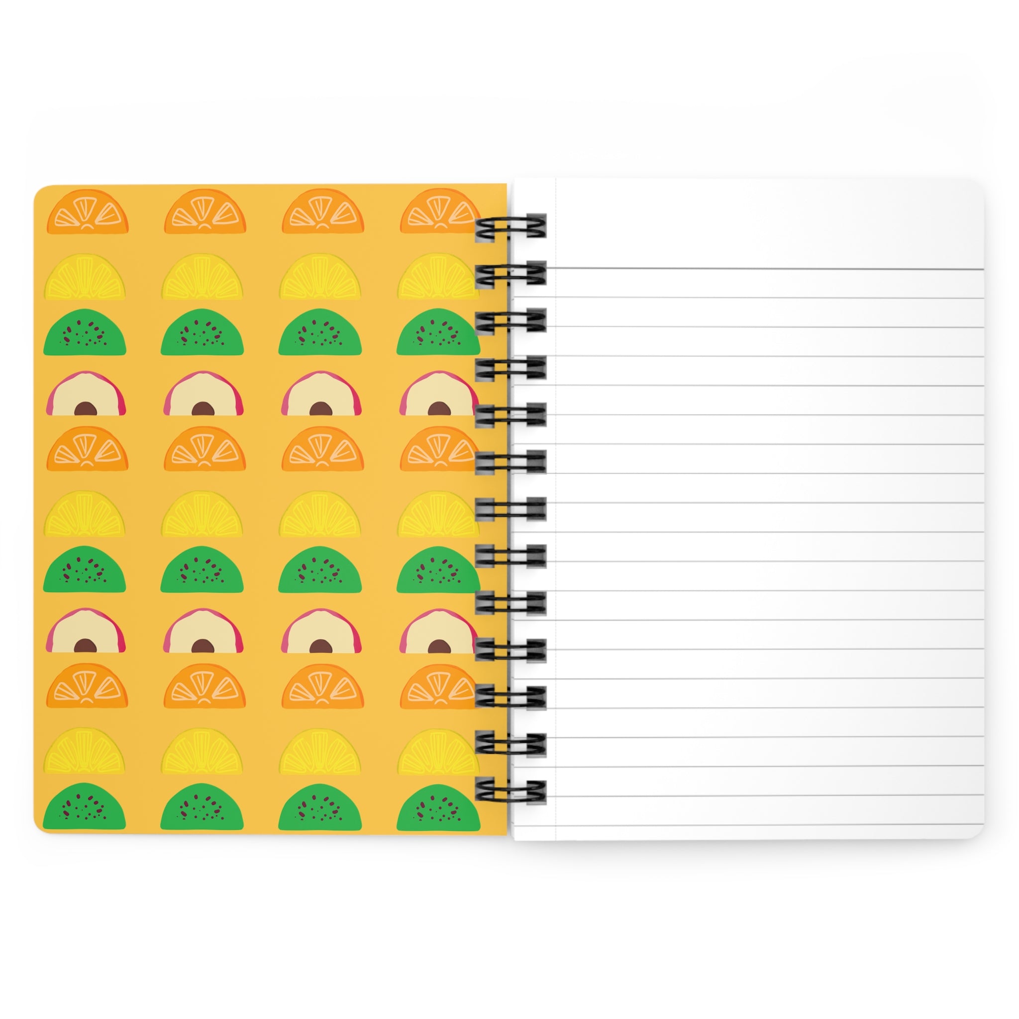 Tutti Frutti 5"x7" Spiral Bound Journal Sunny Yellow