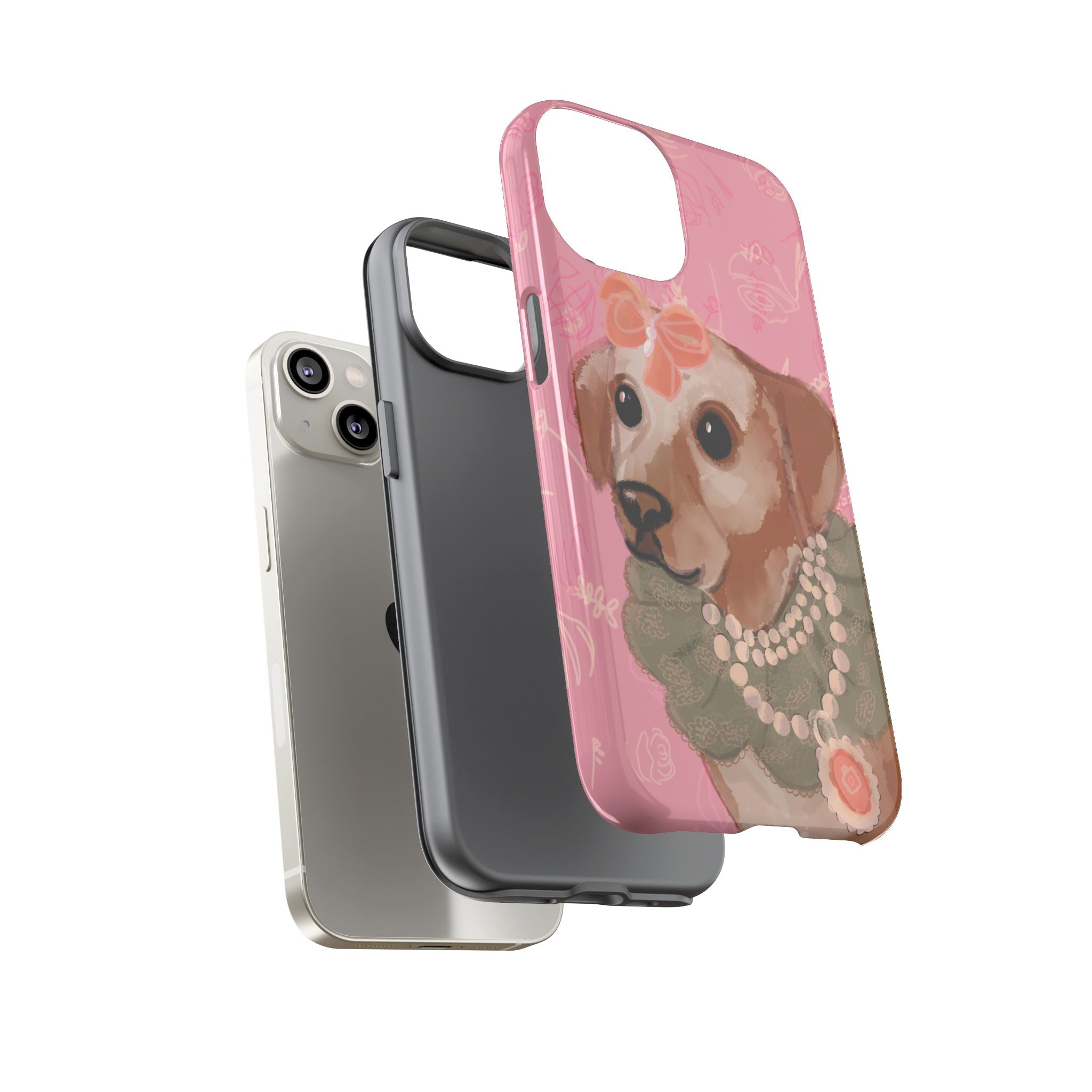 π Grande Dame Dog β Vintage Dog Portrait iPhone Case