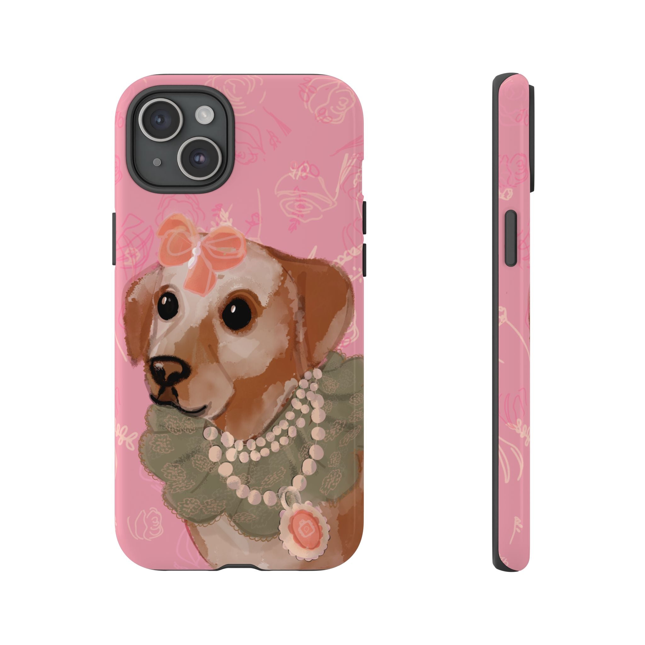 π Grande Dame Dog β Vintage Dog Portrait iPhone Case