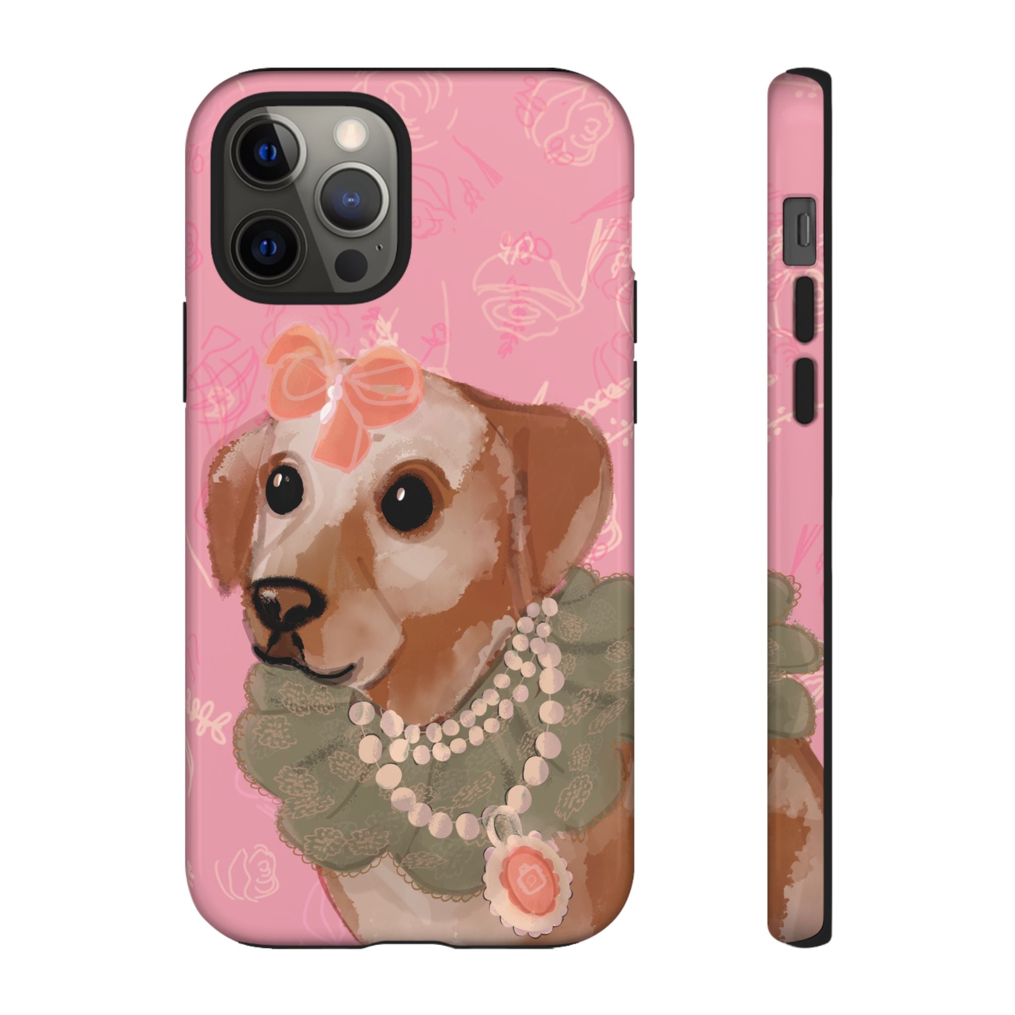 π Grande Dame Dog β Vintage Dog Portrait iPhone Case
