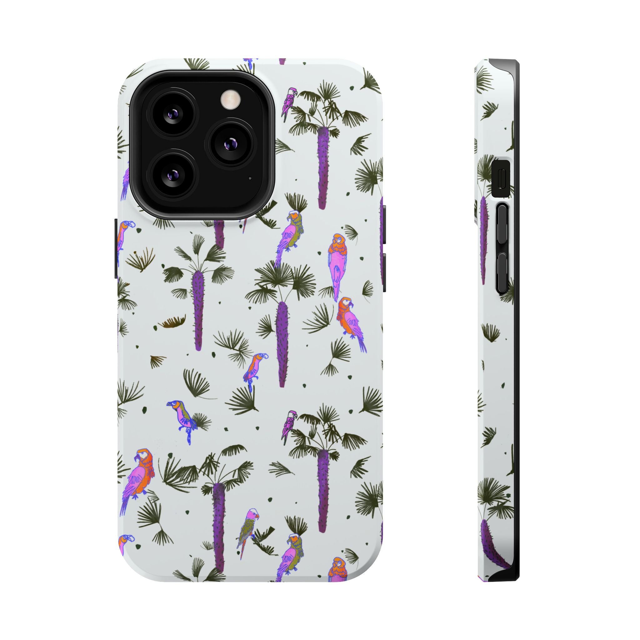 Tropical Paradise iPhone Case White