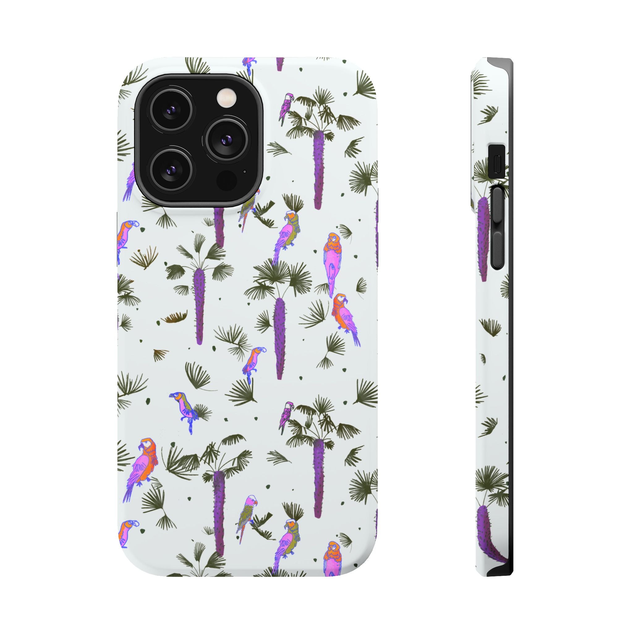 Tropical Paradise iPhone Case White