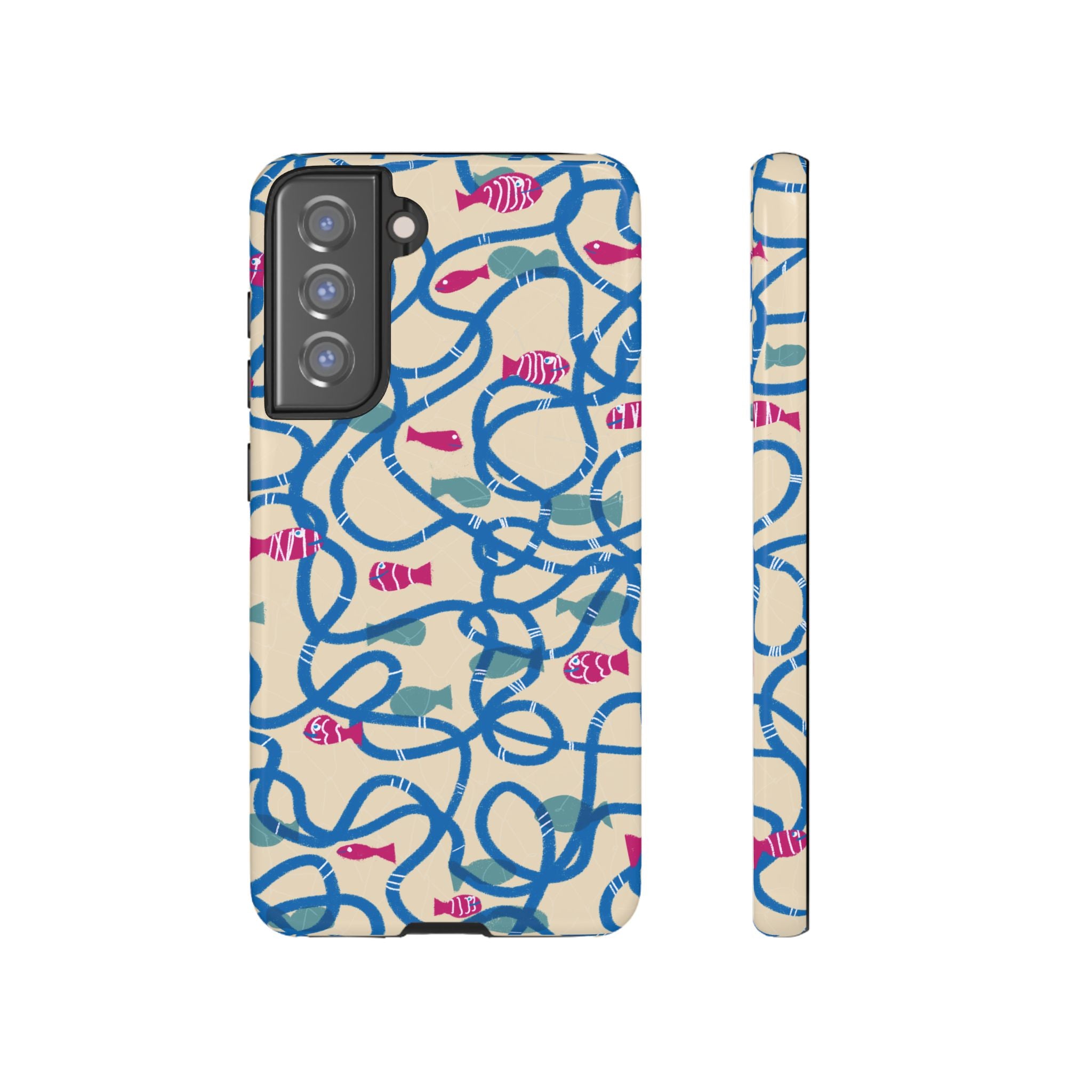 Good Catch – Coral Dance Tough Phone Case
