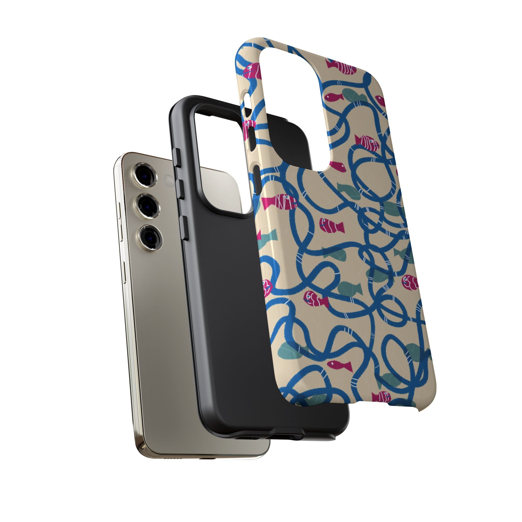 Good Catch – Coral Dance Tough Phone Case