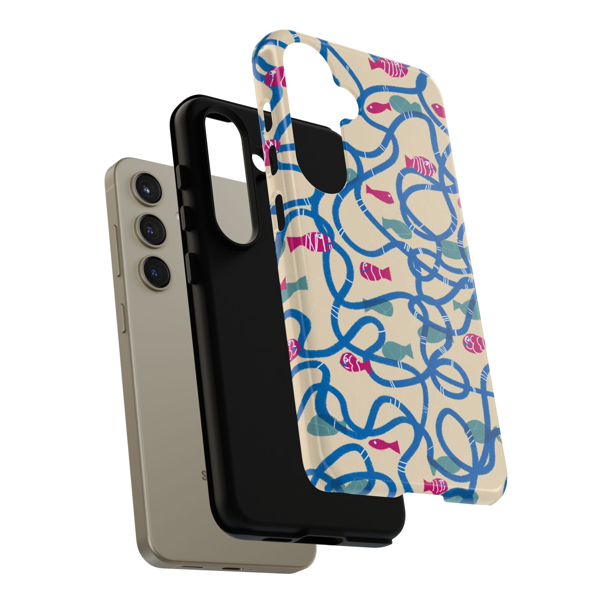 Good Catch – Coral Dance Tough Phone Case