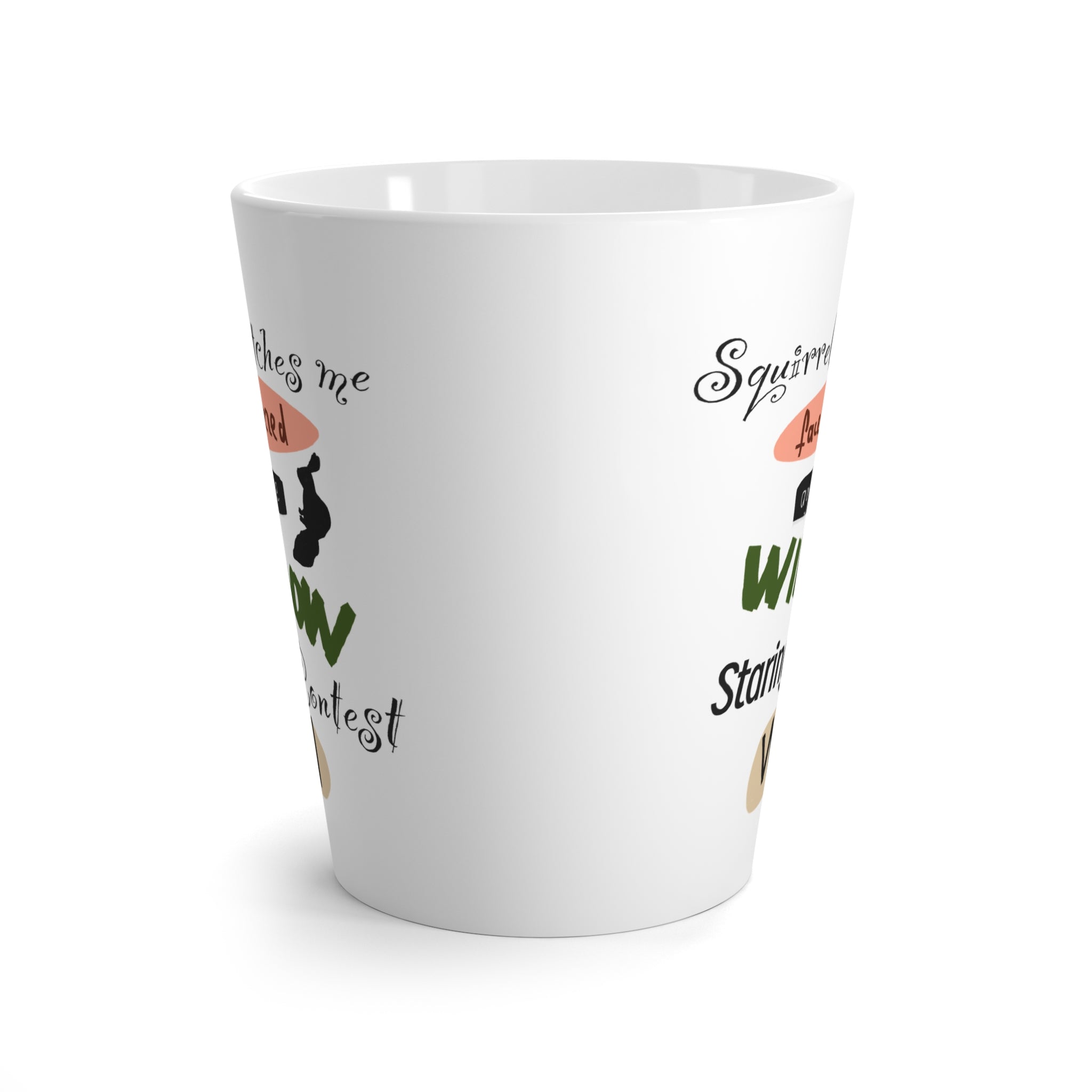 Window Staring Contest – Squirrel Edition Mug