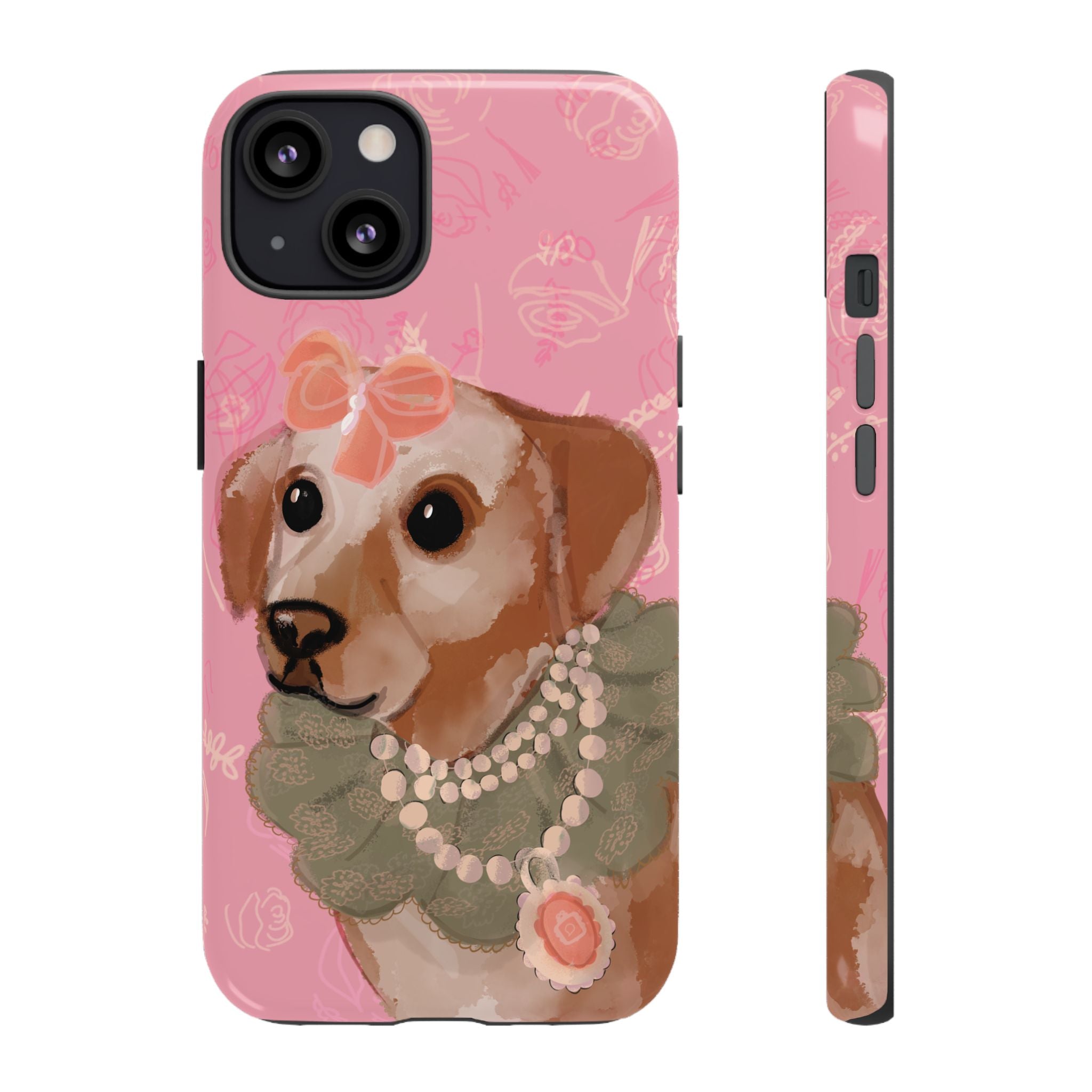 π Grande Dame Dog β Vintage Dog Portrait iPhone Case