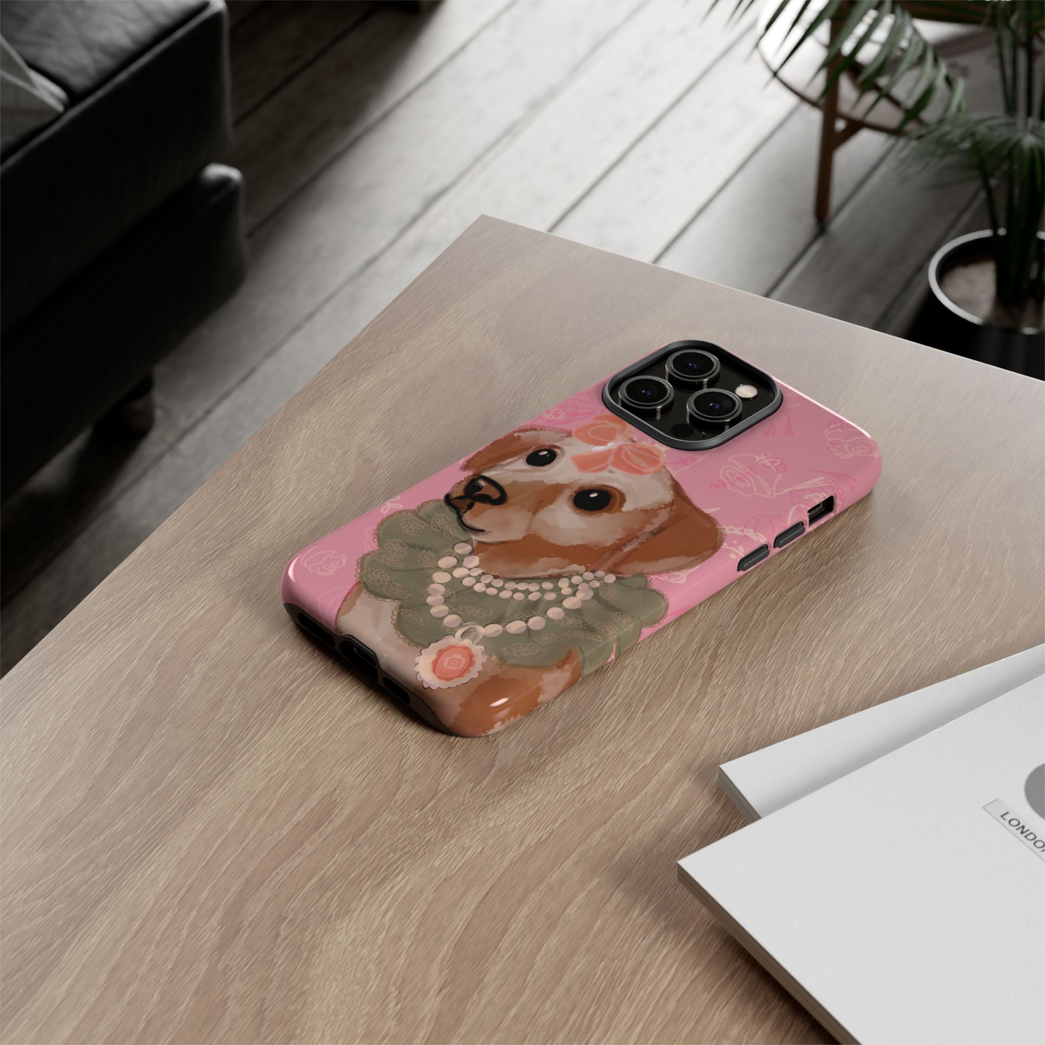 π Grande Dame Dog β Vintage Dog Portrait iPhone Case
