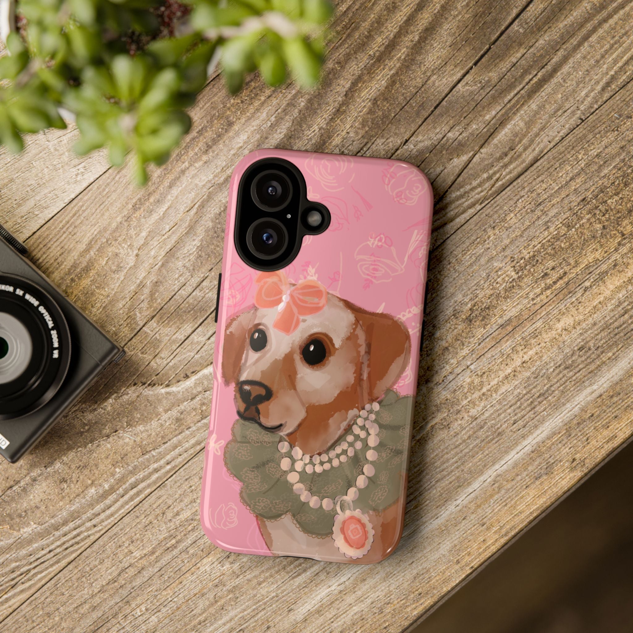 π Grande Dame Dog β Vintage Dog Portrait iPhone Case