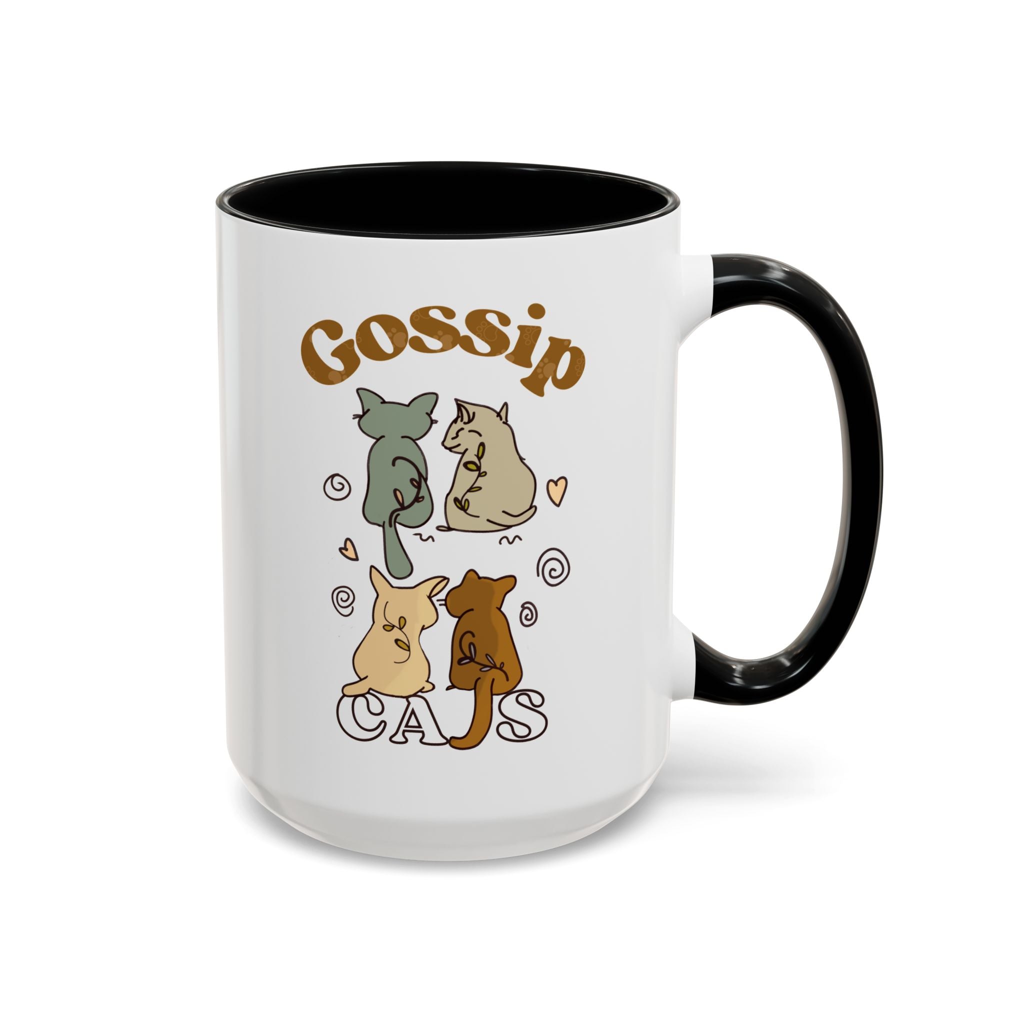 Gossip Cats Mug – Funny Cat Coffee Cup
