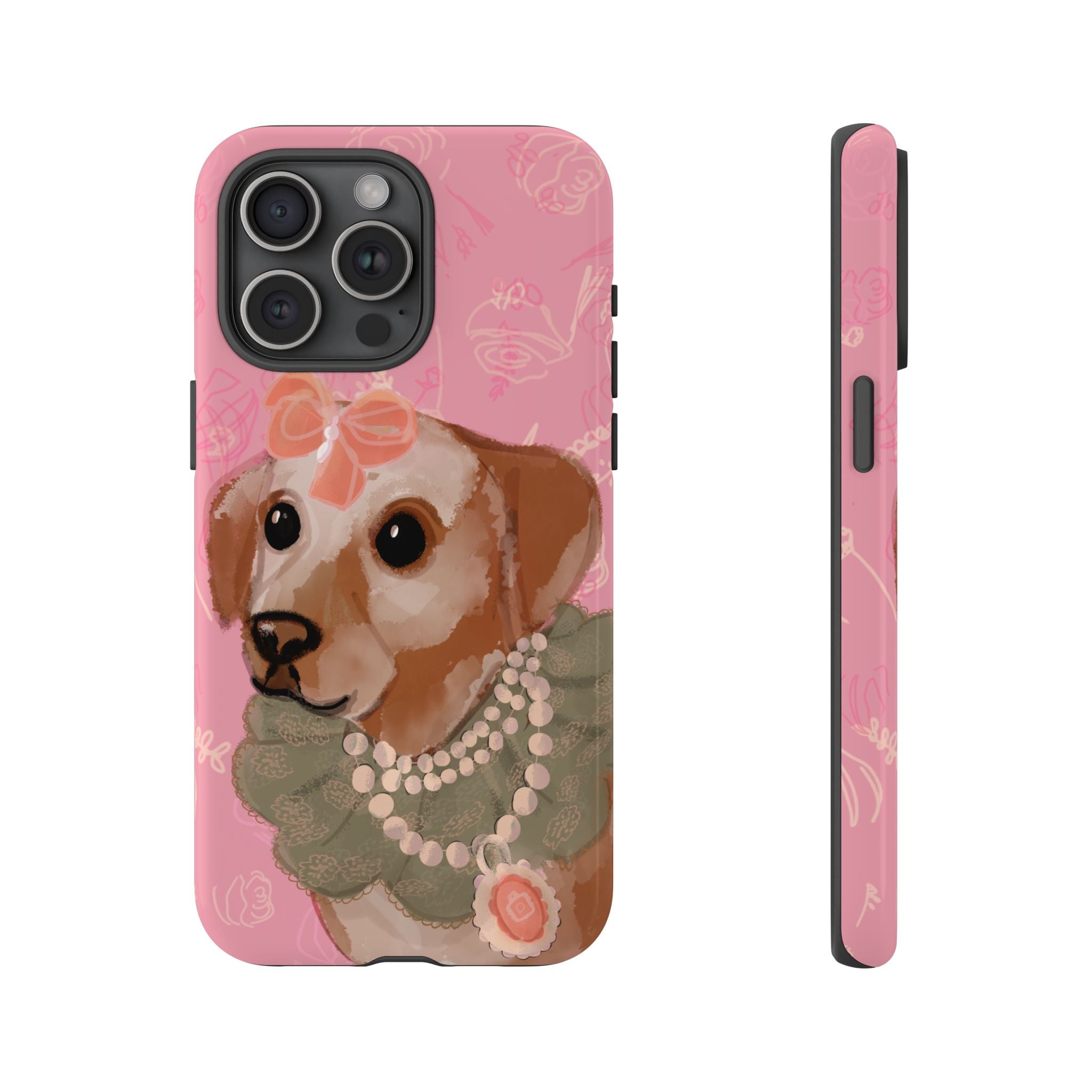 π Grande Dame Dog β Vintage Dog Portrait iPhone Case