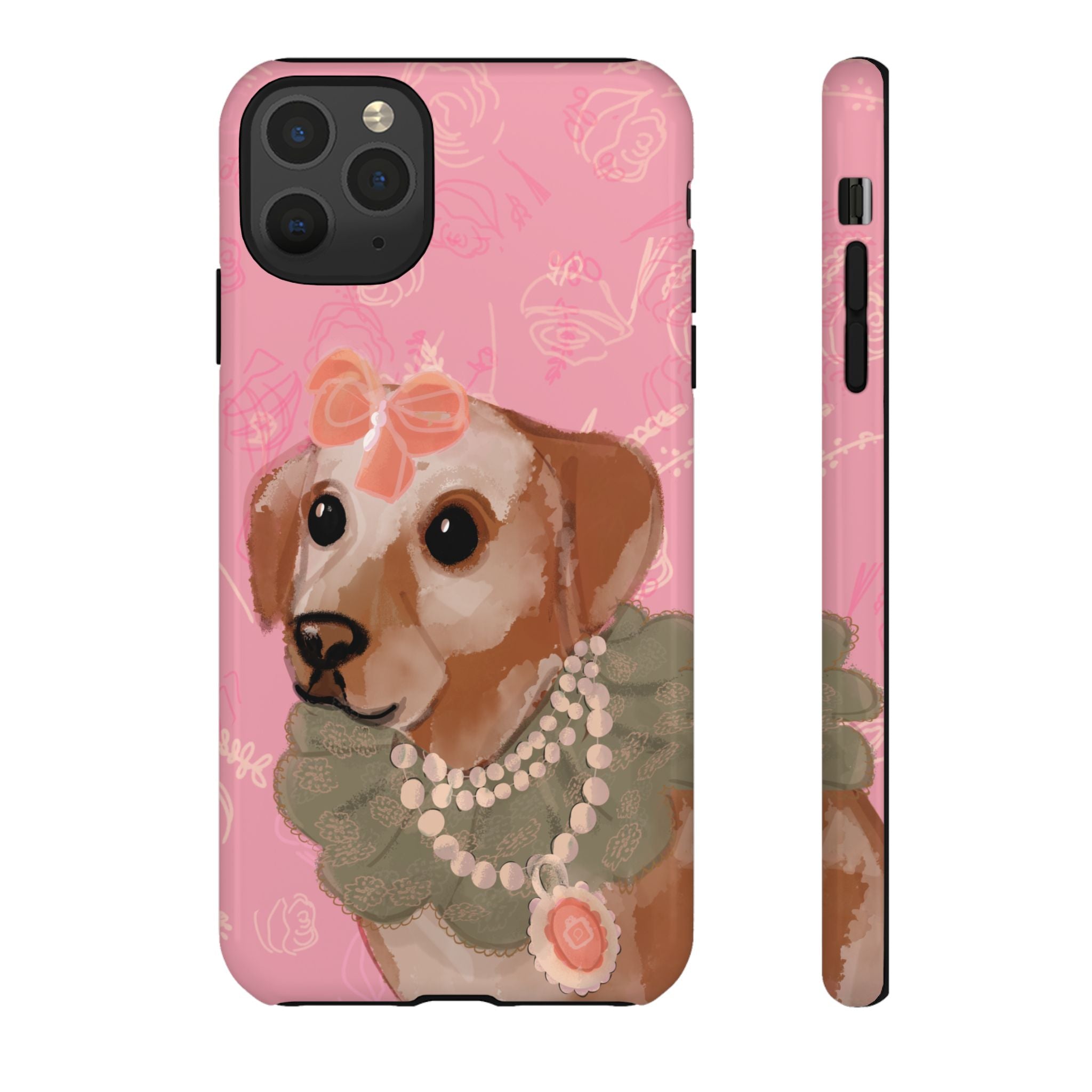π Grande Dame Dog β Vintage Dog Portrait iPhone Case