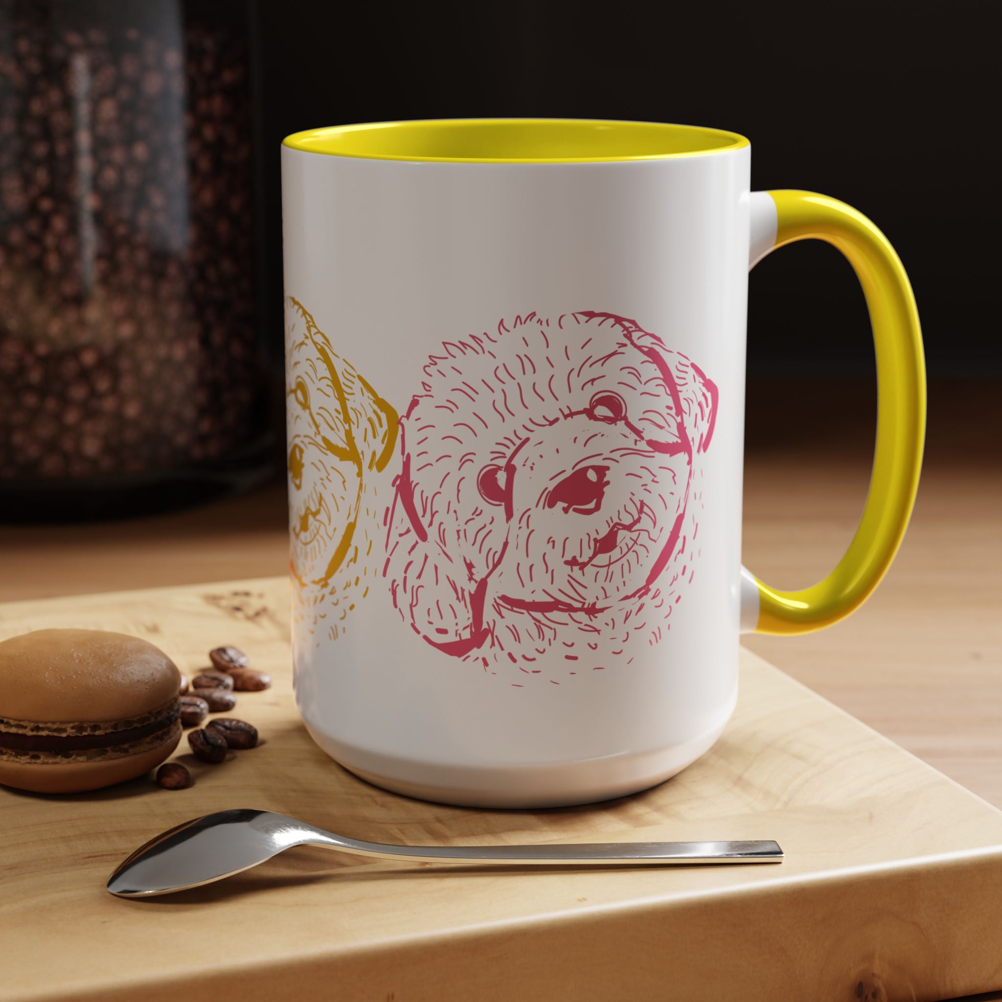 Ares The Maltese Yellow - Coffee Mug -11oz & 15oz