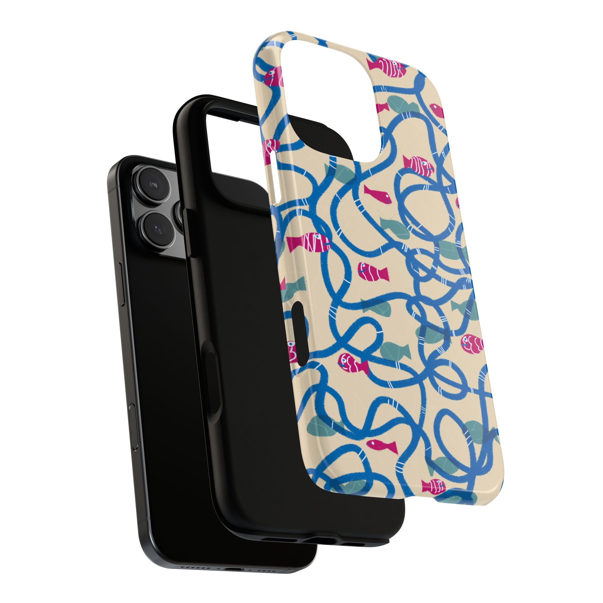 Good Catch – Coral Dance Tough Phone Case