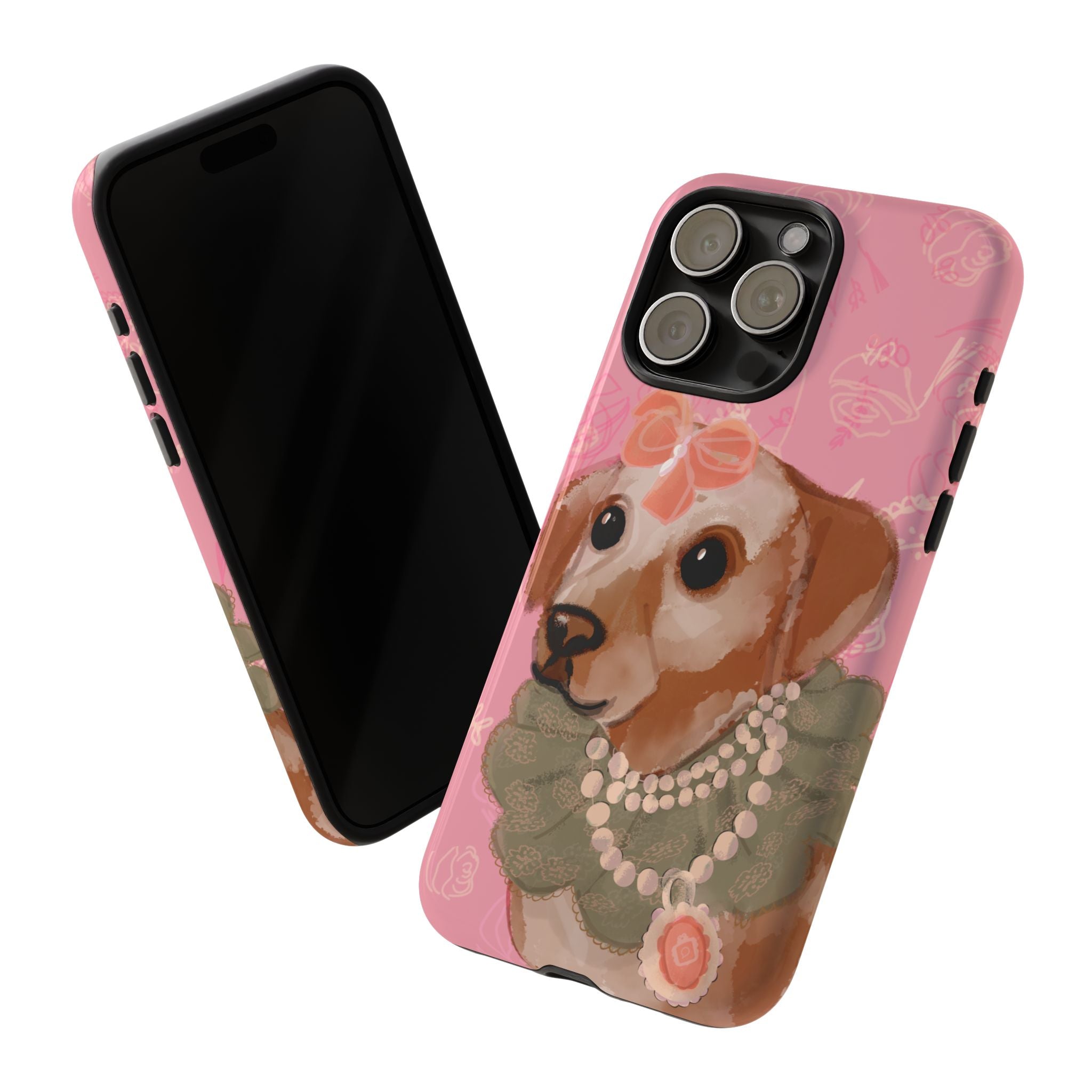 π Grande Dame Dog β Vintage Dog Portrait iPhone Case