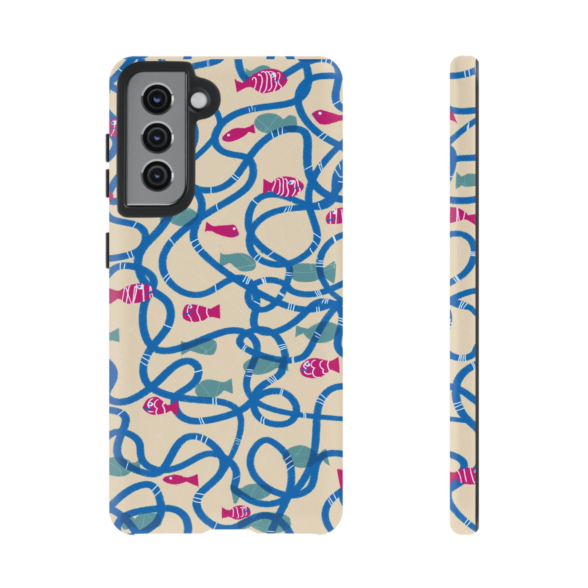 Good Catch – Coral Dance Tough Phone Case