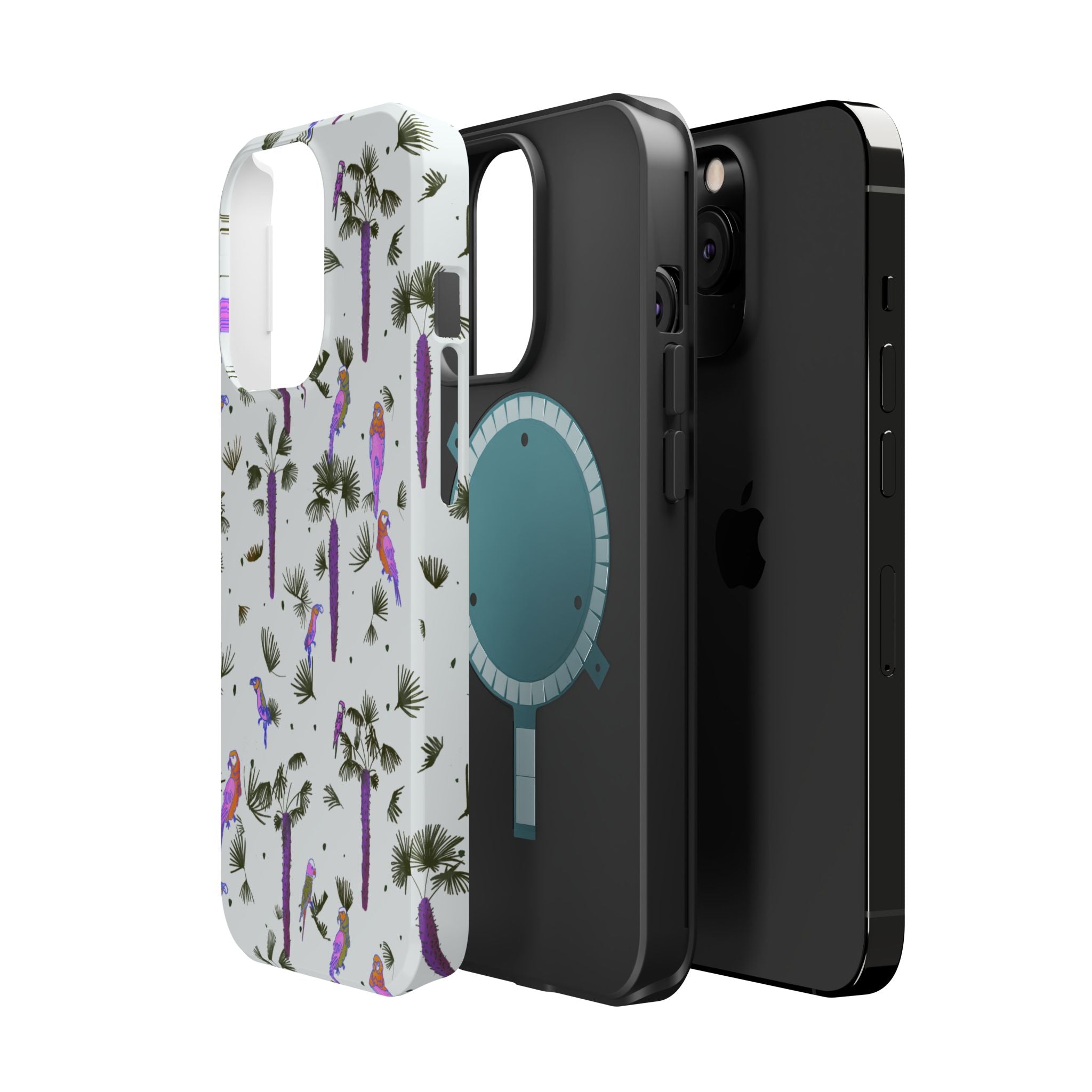Tropical Paradise iPhone Case White