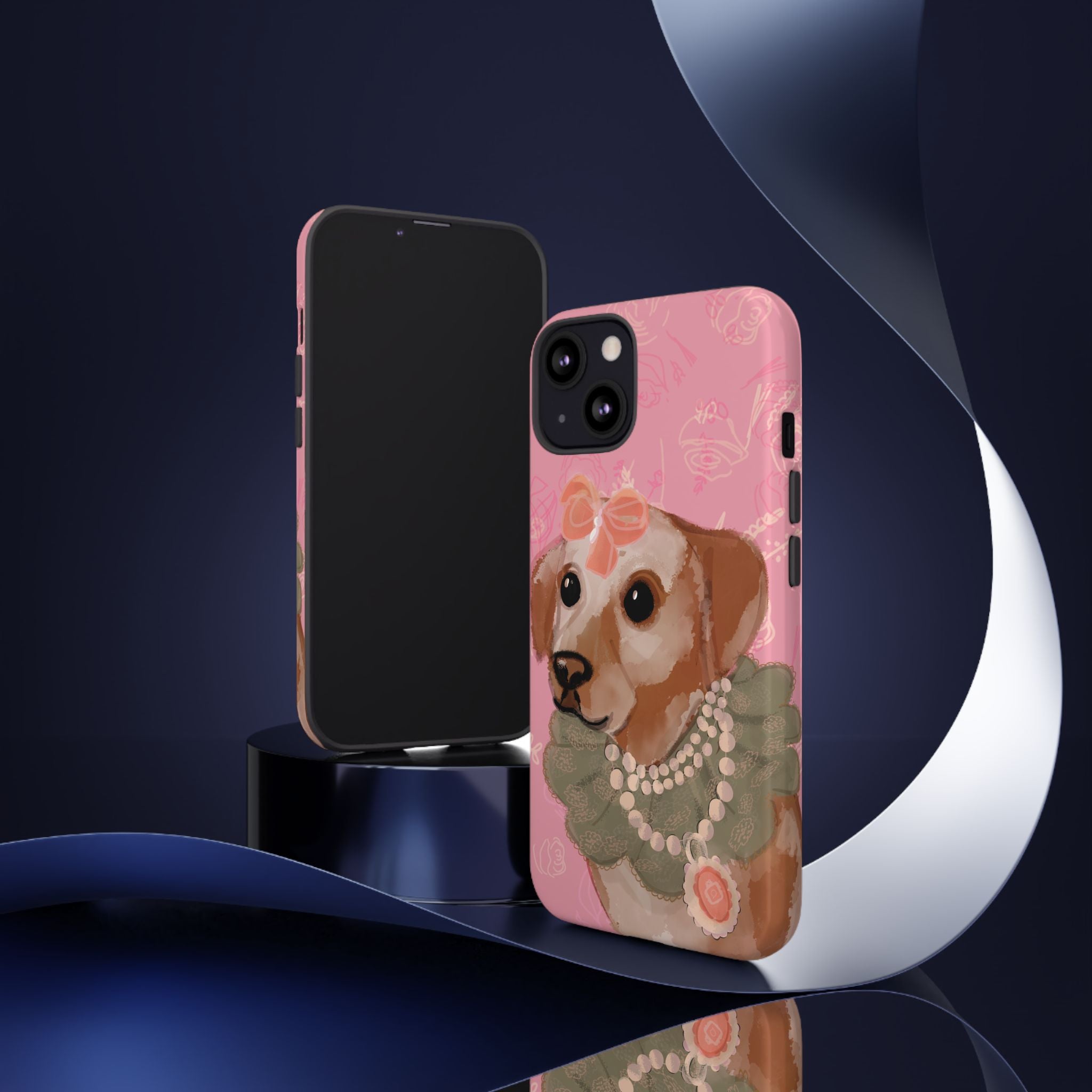 π Grande Dame Dog β Vintage Dog Portrait iPhone Case