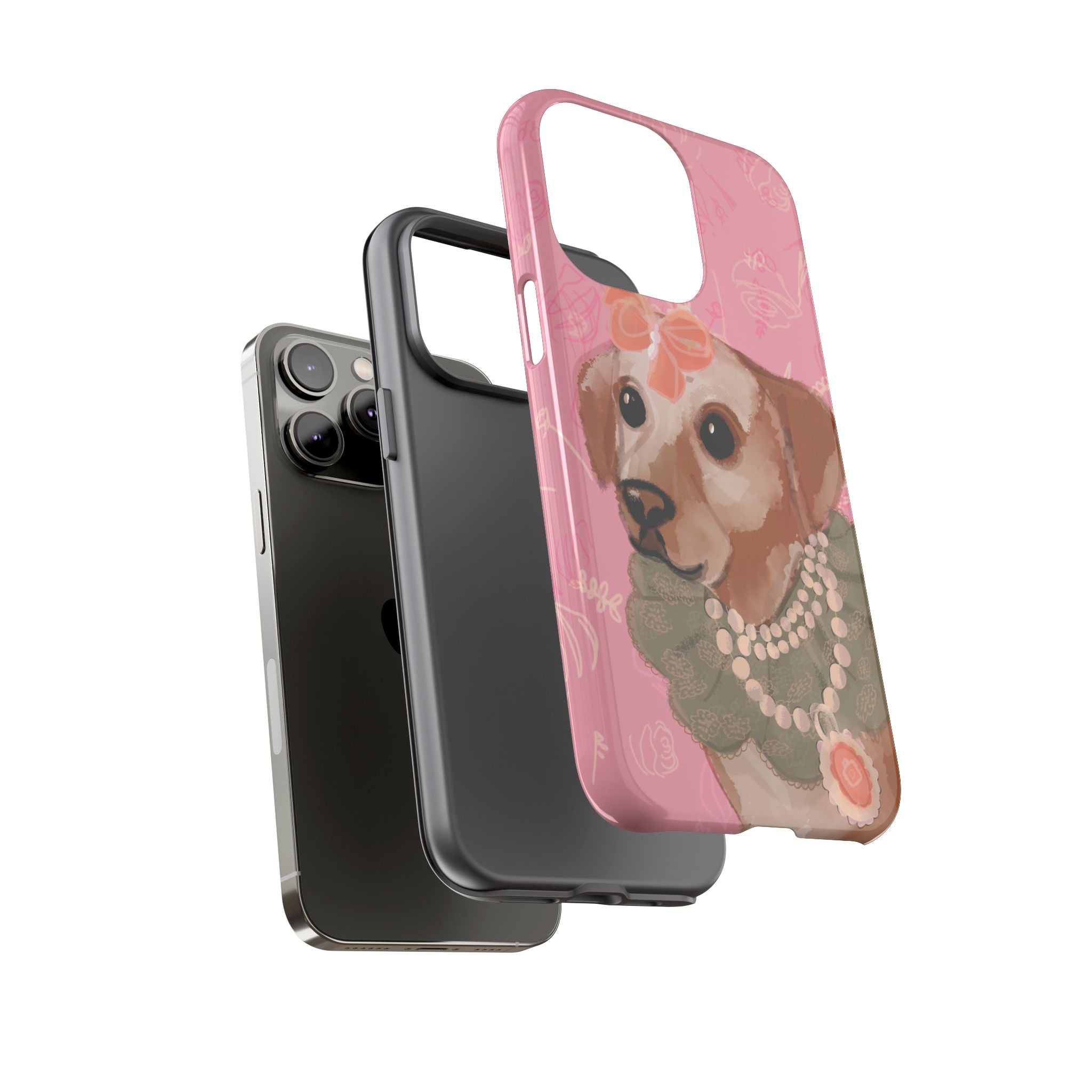 π Grande Dame Dog β Vintage Dog Portrait iPhone Case