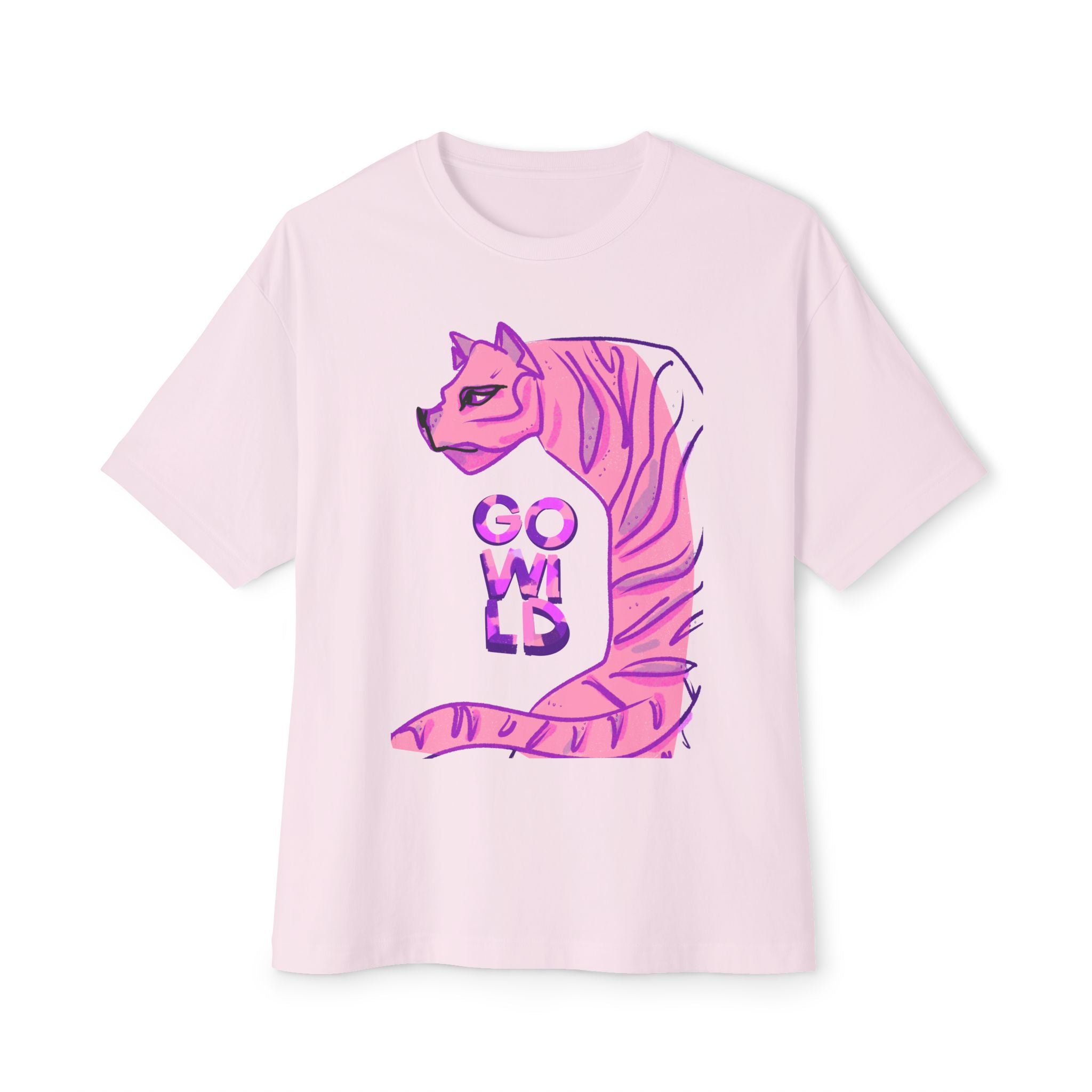 Go Wild Tiger Tee – Soft Power in Bold Purple