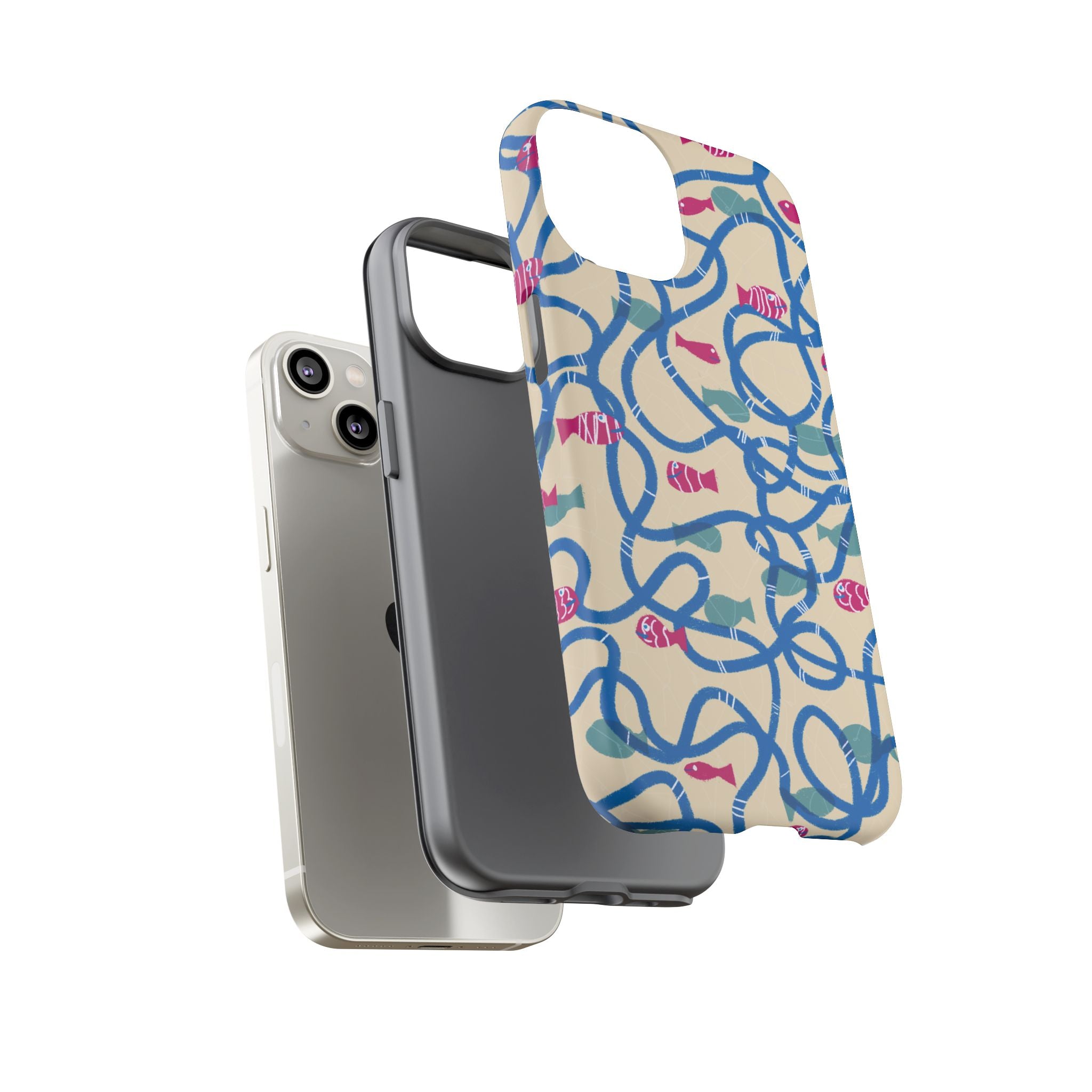 Good Catch – Coral Dance Tough Phone Case