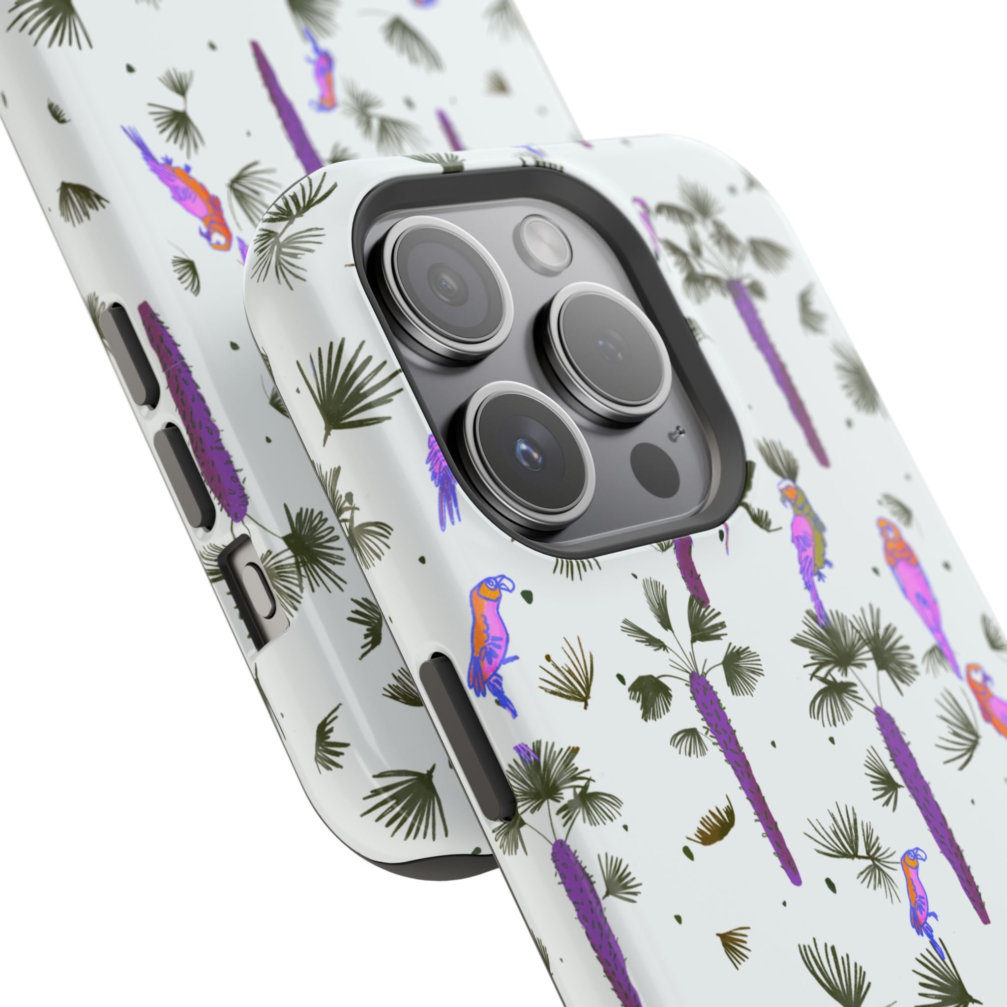 Tropical Paradise iPhone Case White