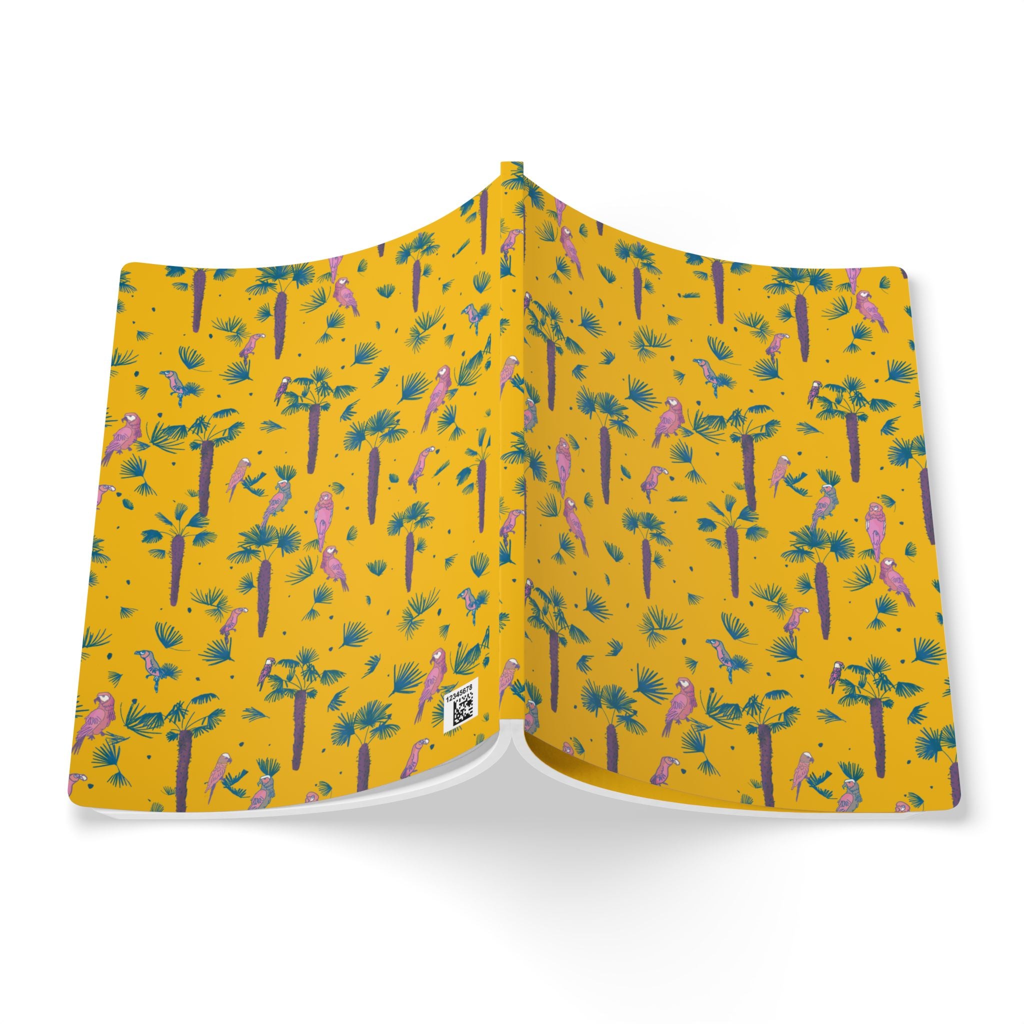 Tropical Paradise Softcover Journal Sunny Yellow