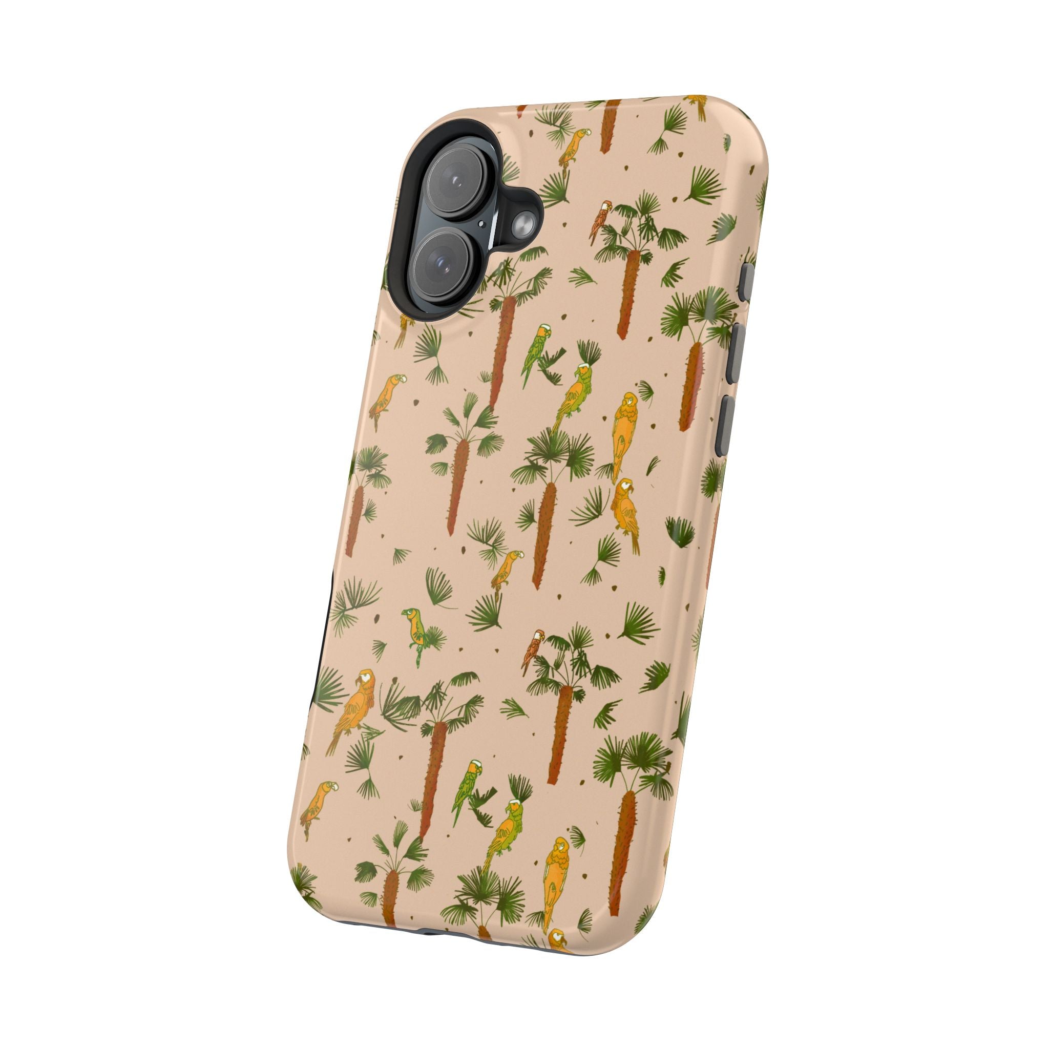 Tropical Paradise Magnetic Tough Case for iPhone Sandy Beige