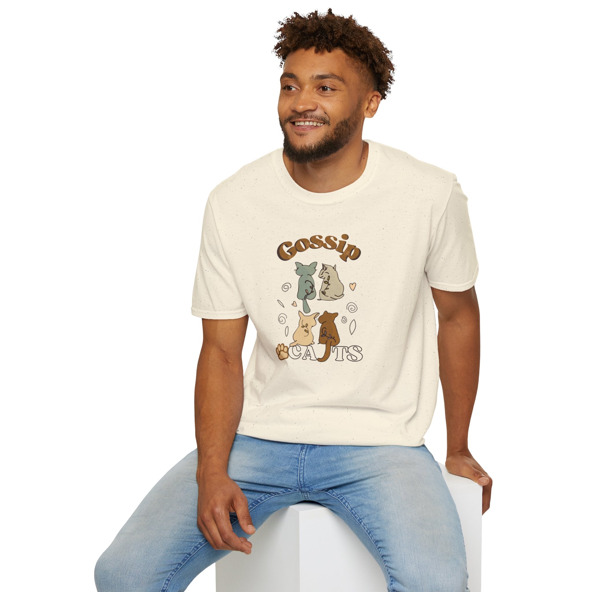 Gossip Cats – Unisex Softstyle T-Shirt