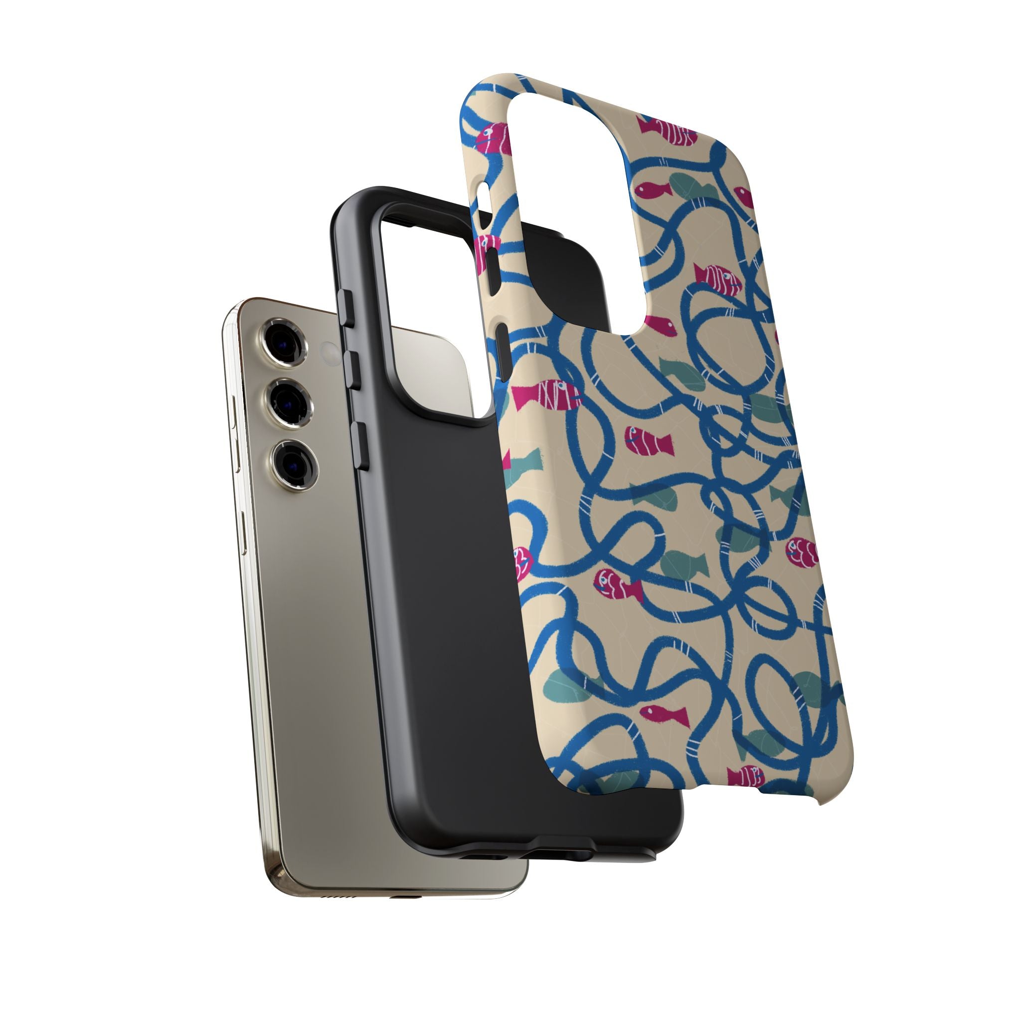Good Catch – Coral Dance Tough Phone Case
