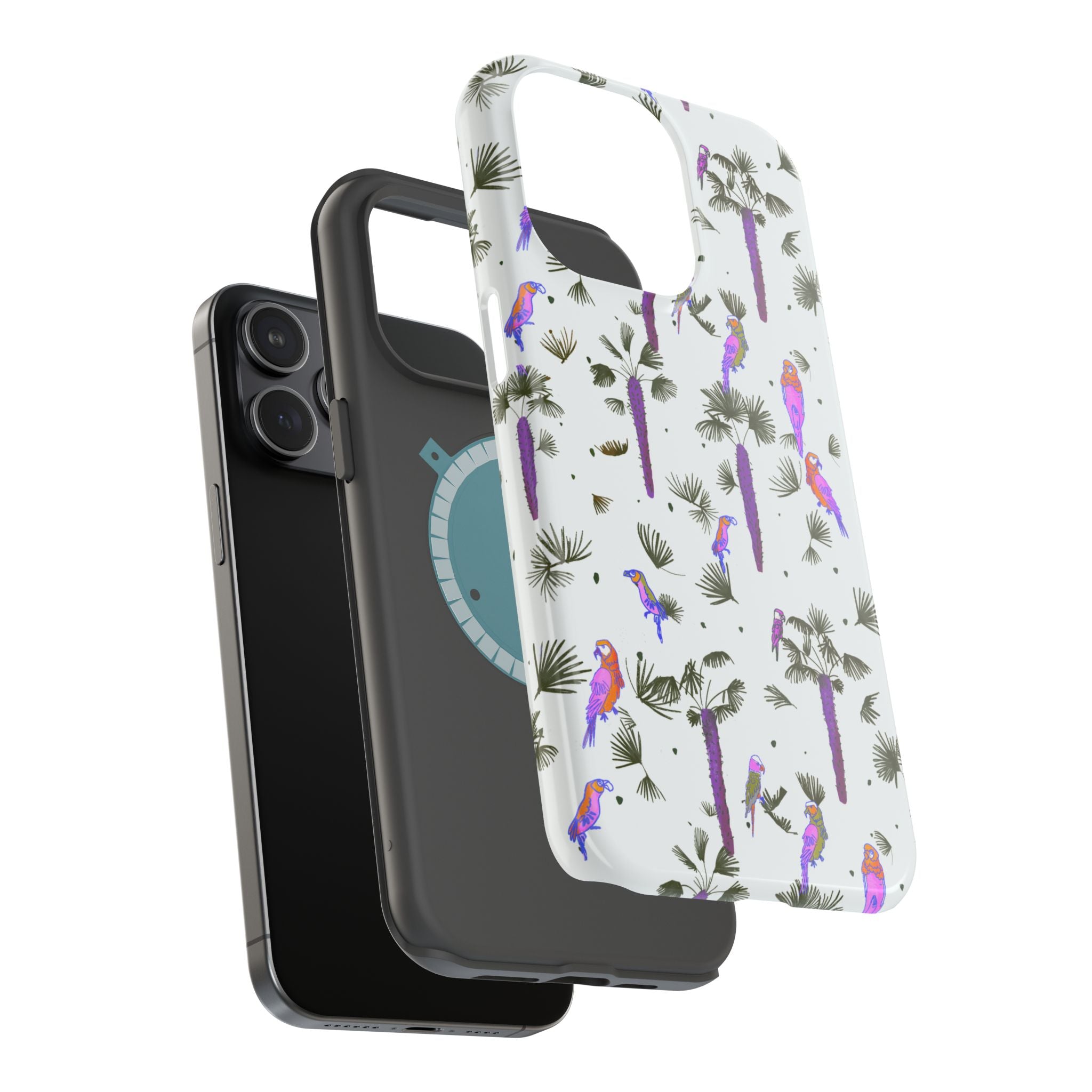 Tropical Paradise iPhone Case White