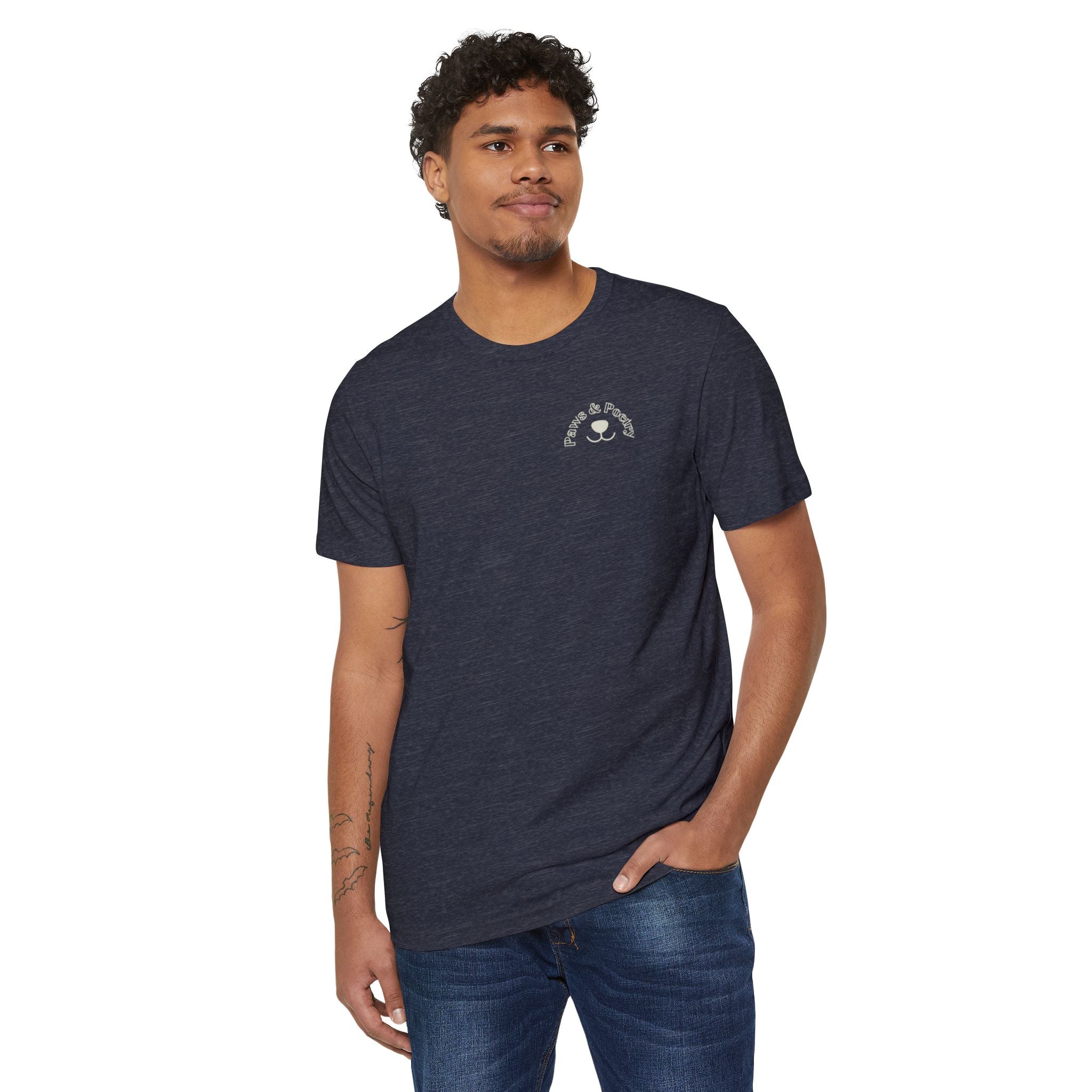 Paws & Poetry – Eco Unisex T-Shirt