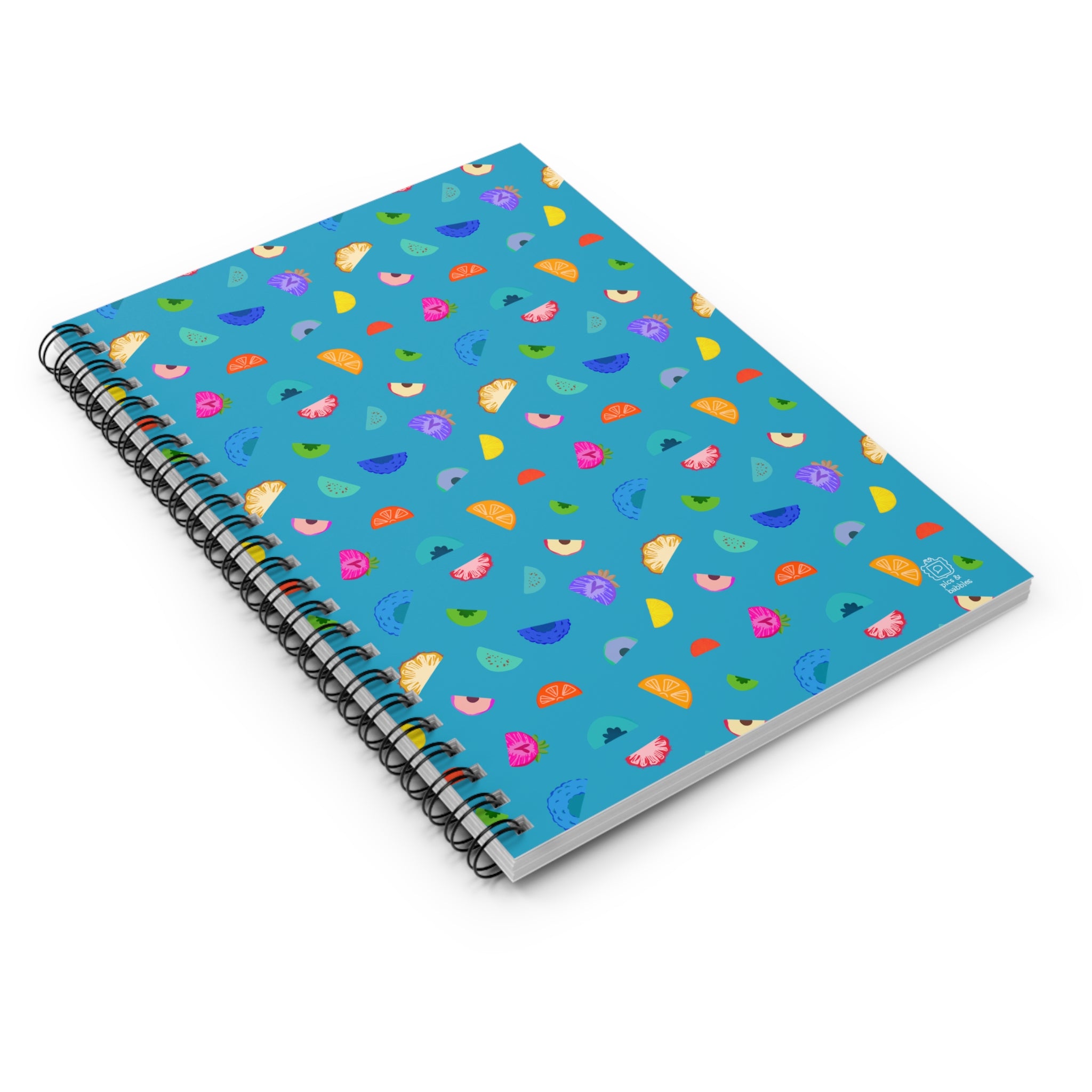 🍍 Tutti Frutti Spiral Notebook Tropical Teal