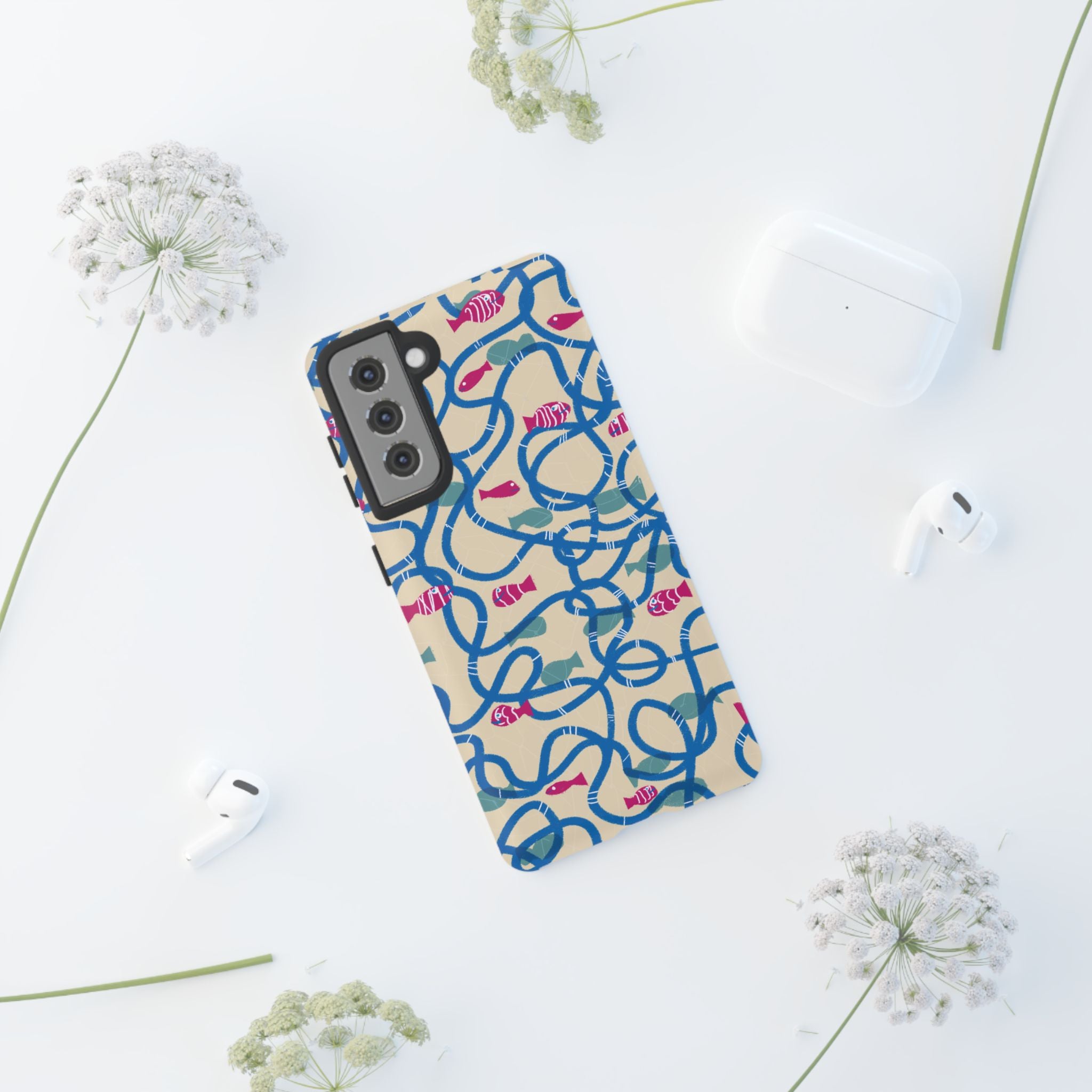 Good Catch – Coral Dance Tough Phone Case