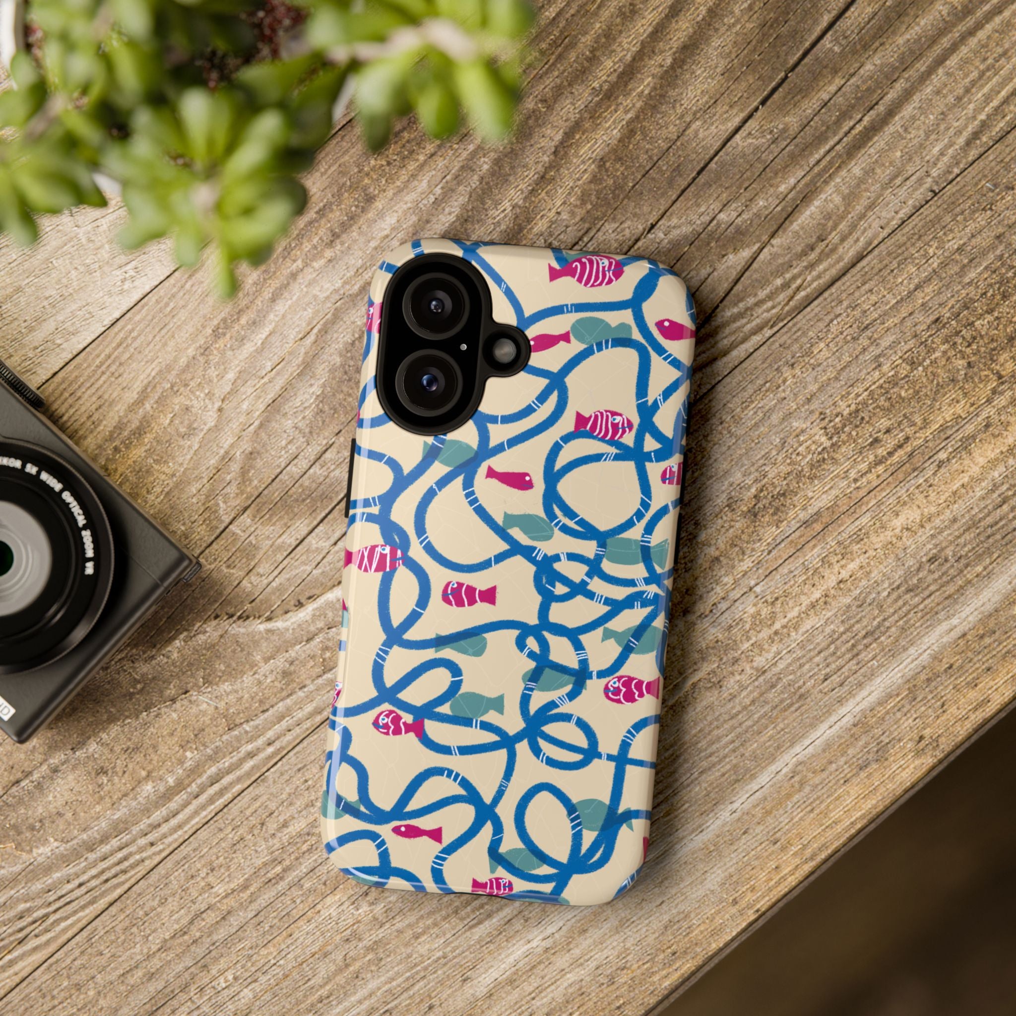Good Catch – Coral Dance Tough Phone Case