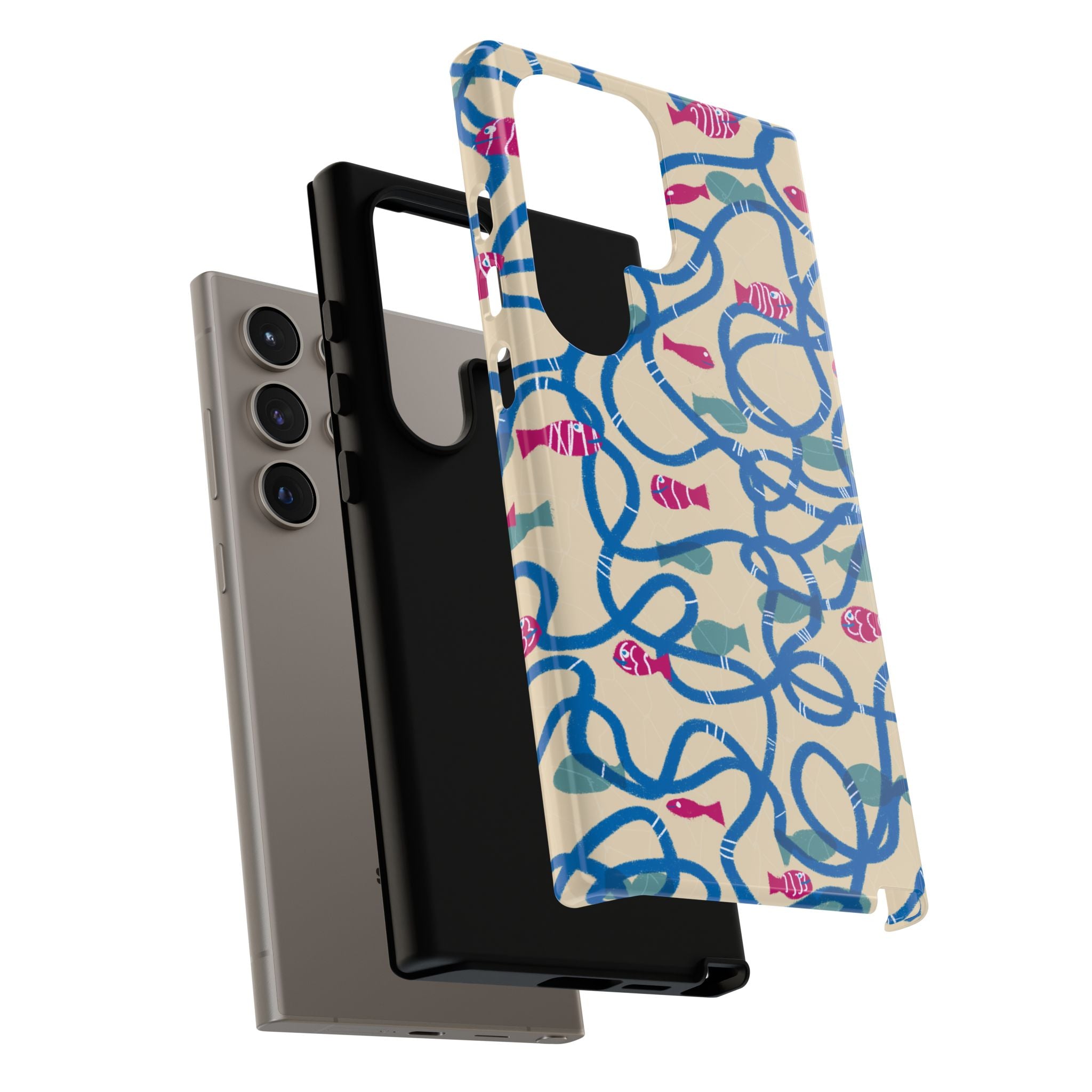 Good Catch – Coral Dance Tough Phone Case
