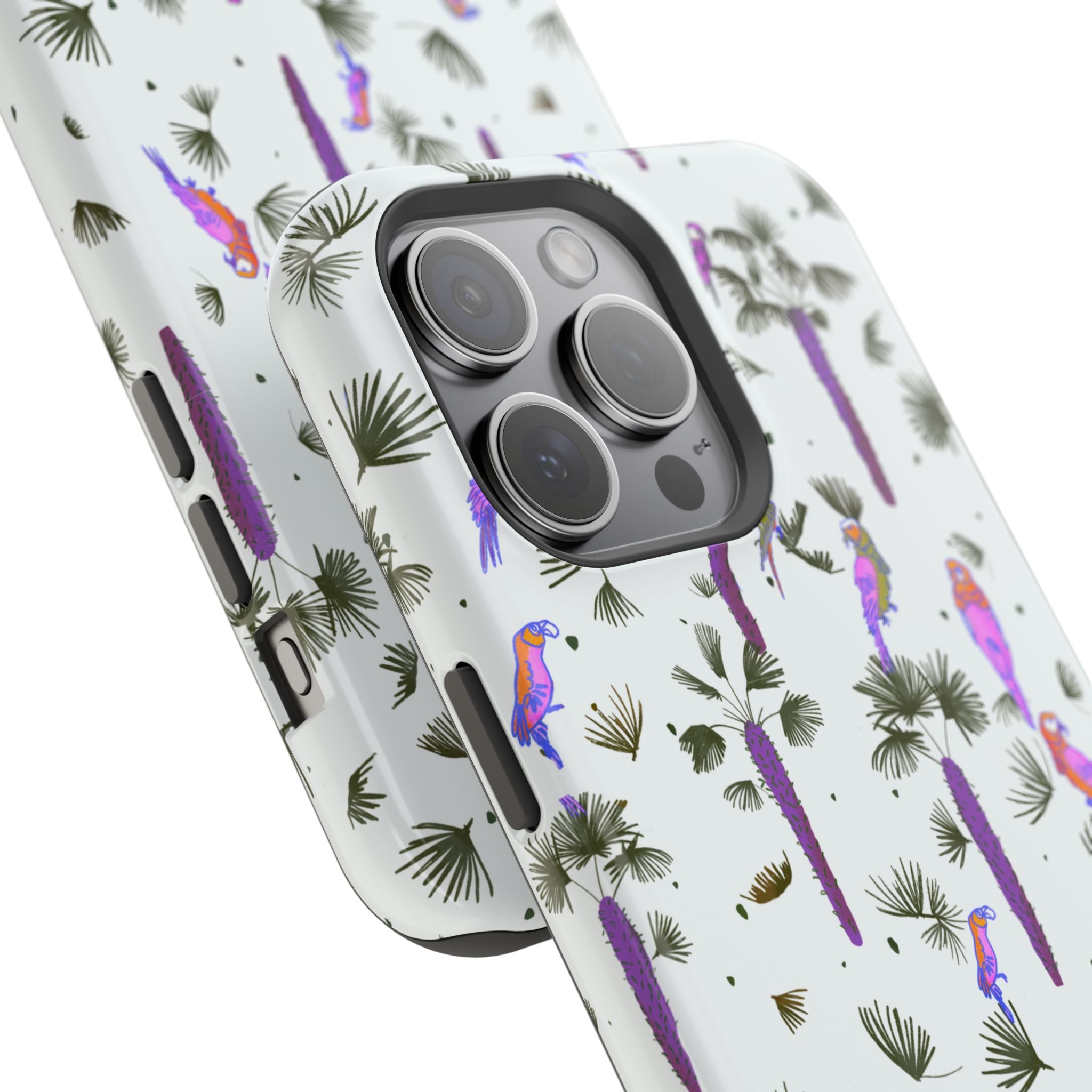 Tropical Paradise iPhone Case White