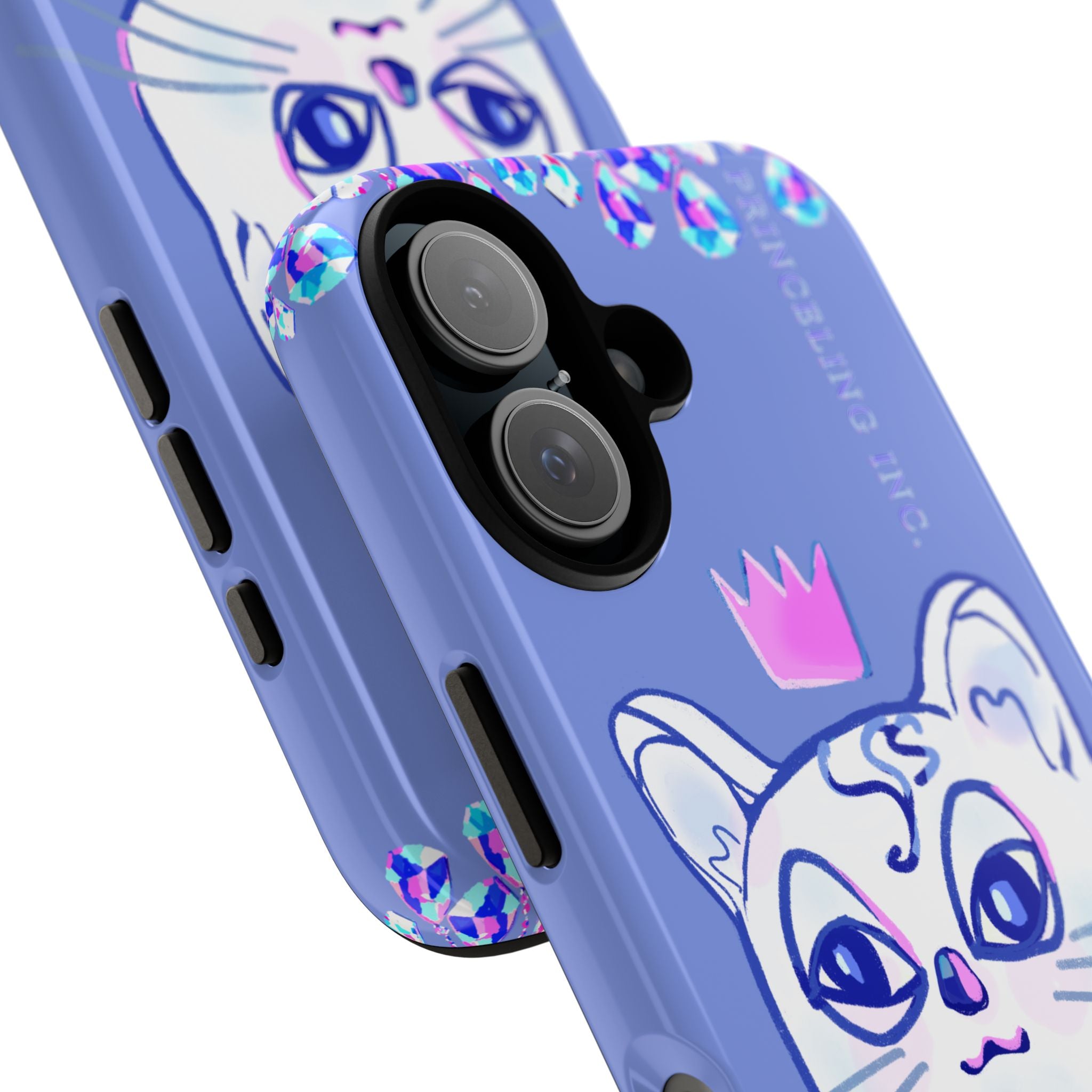 His Meowjesty iPhone Case – Purple Cat Royalty