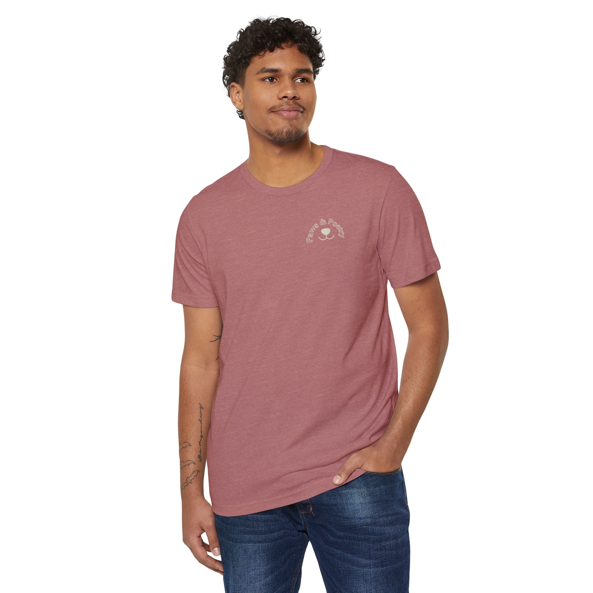 Paws & Poetry – Eco Unisex T-Shirt