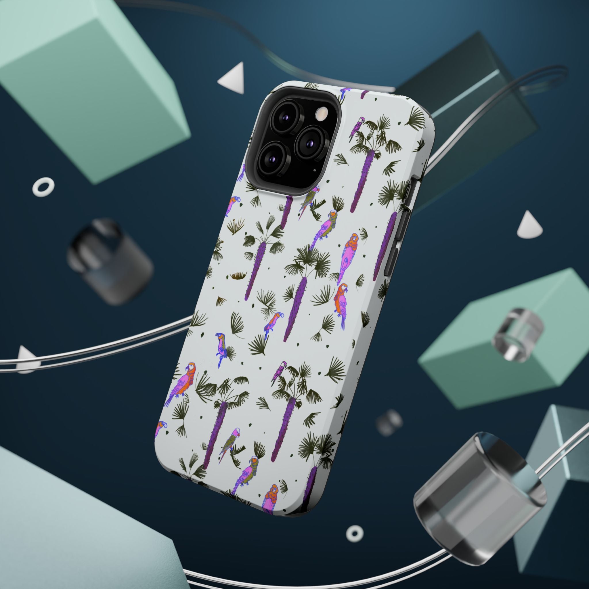 Tropical Paradise iPhone Case White
