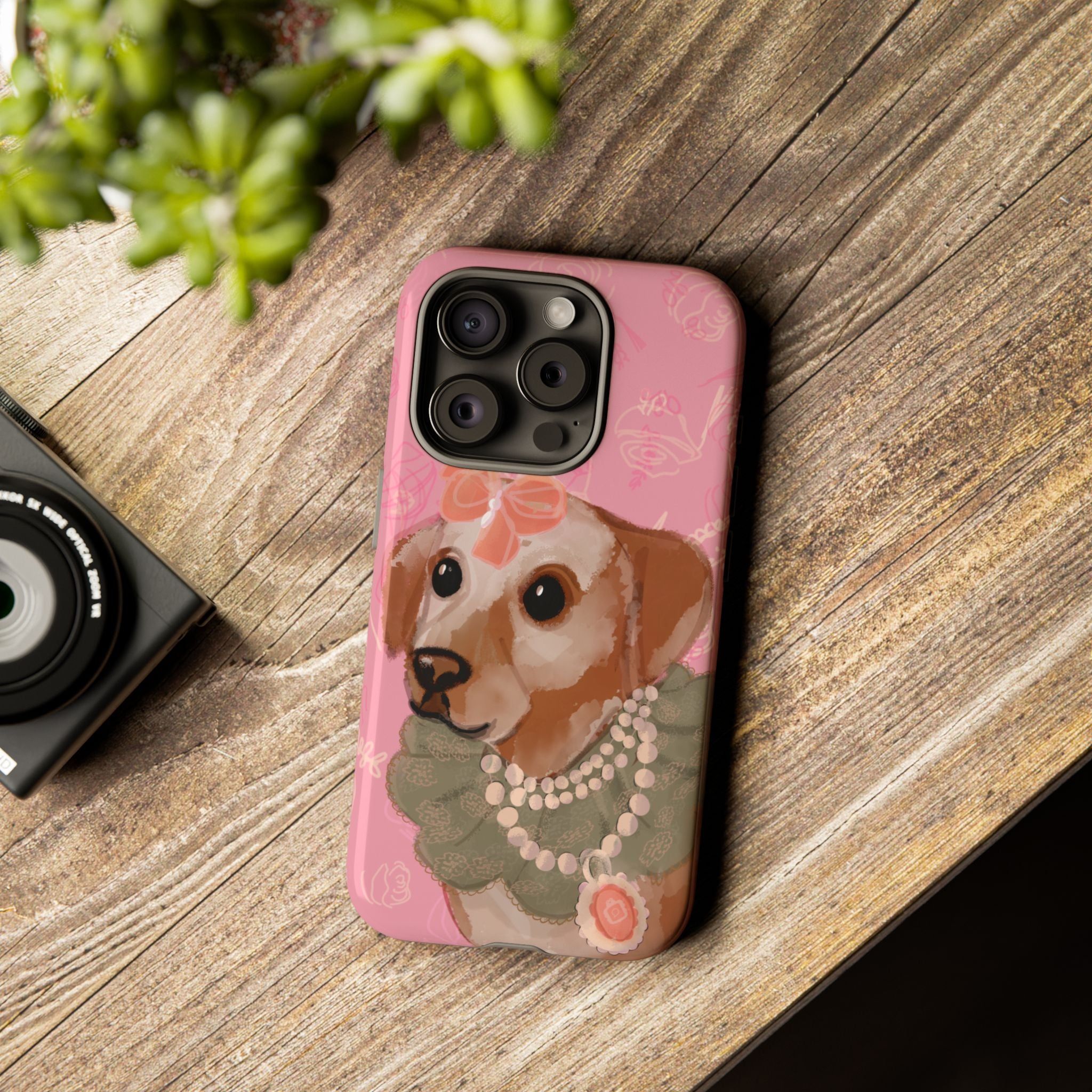 π Grande Dame Dog β Vintage Dog Portrait iPhone Case