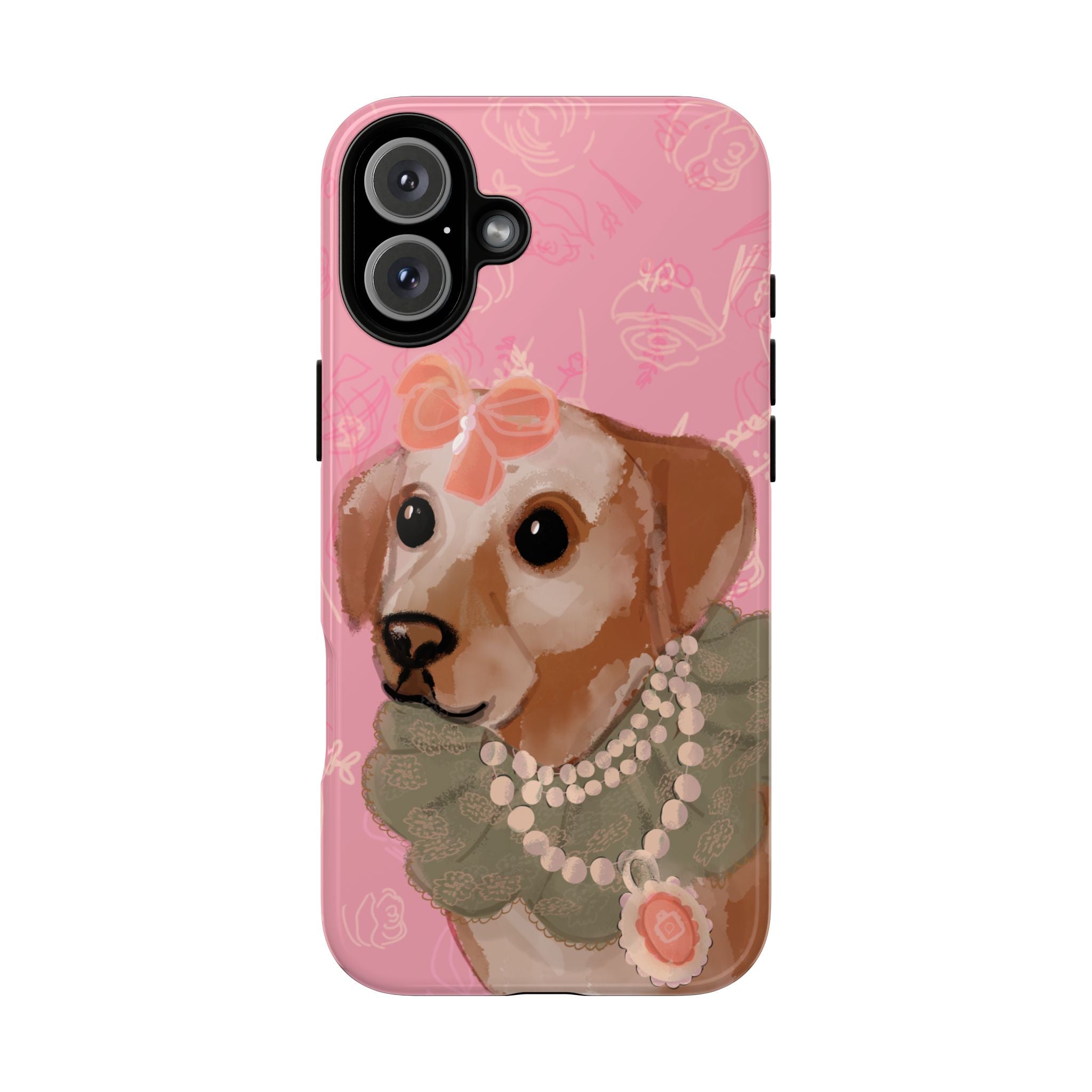 π Grande Dame Dog β Vintage Dog Portrait iPhone Case
