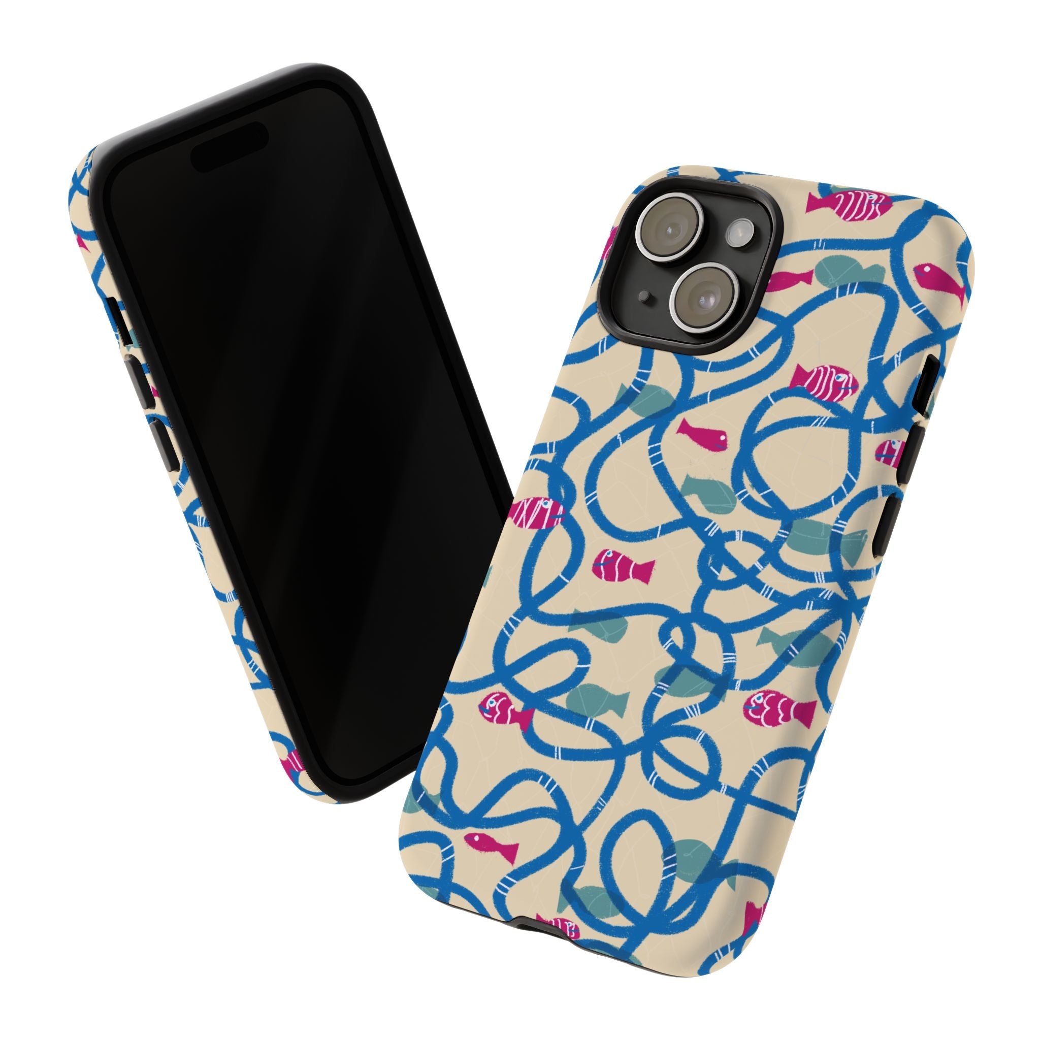 Good Catch – Coral Dance Tough Phone Case