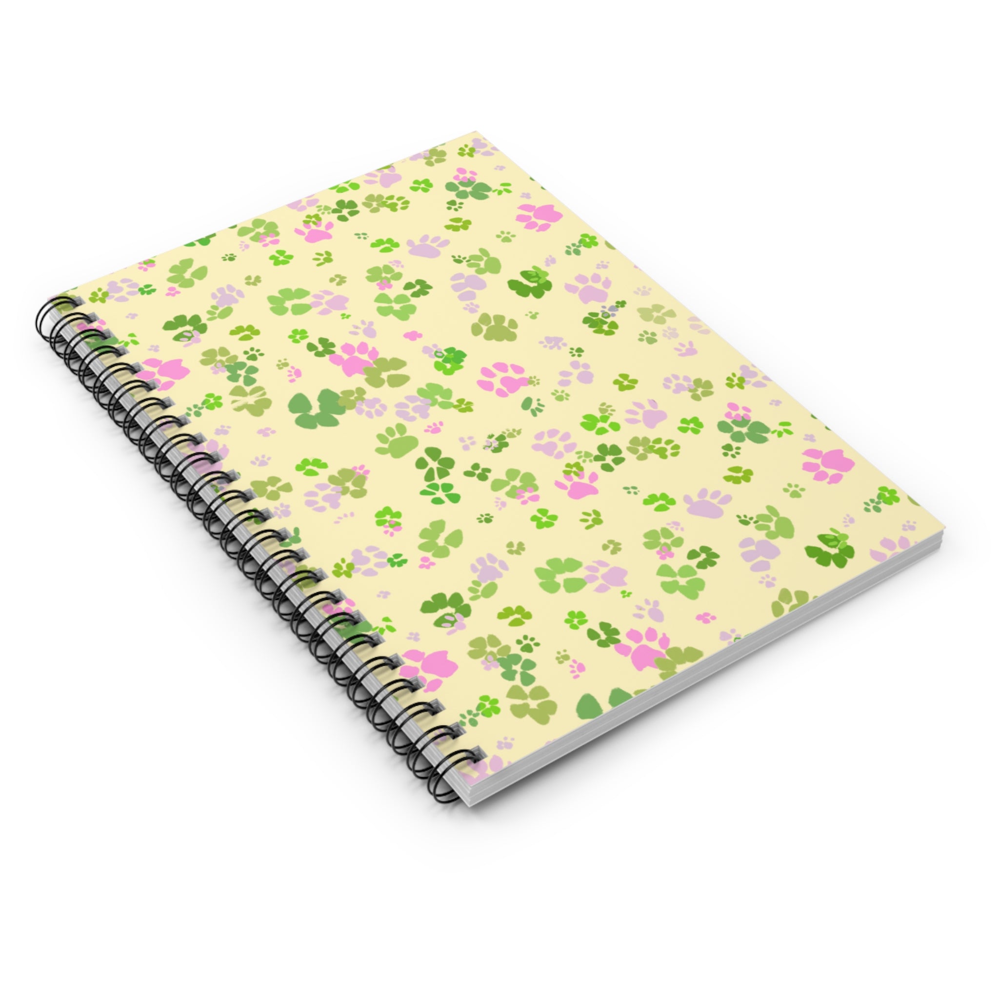 🌞 Whimsy Paws Meadow – Sunny Edition Spiral Notebook