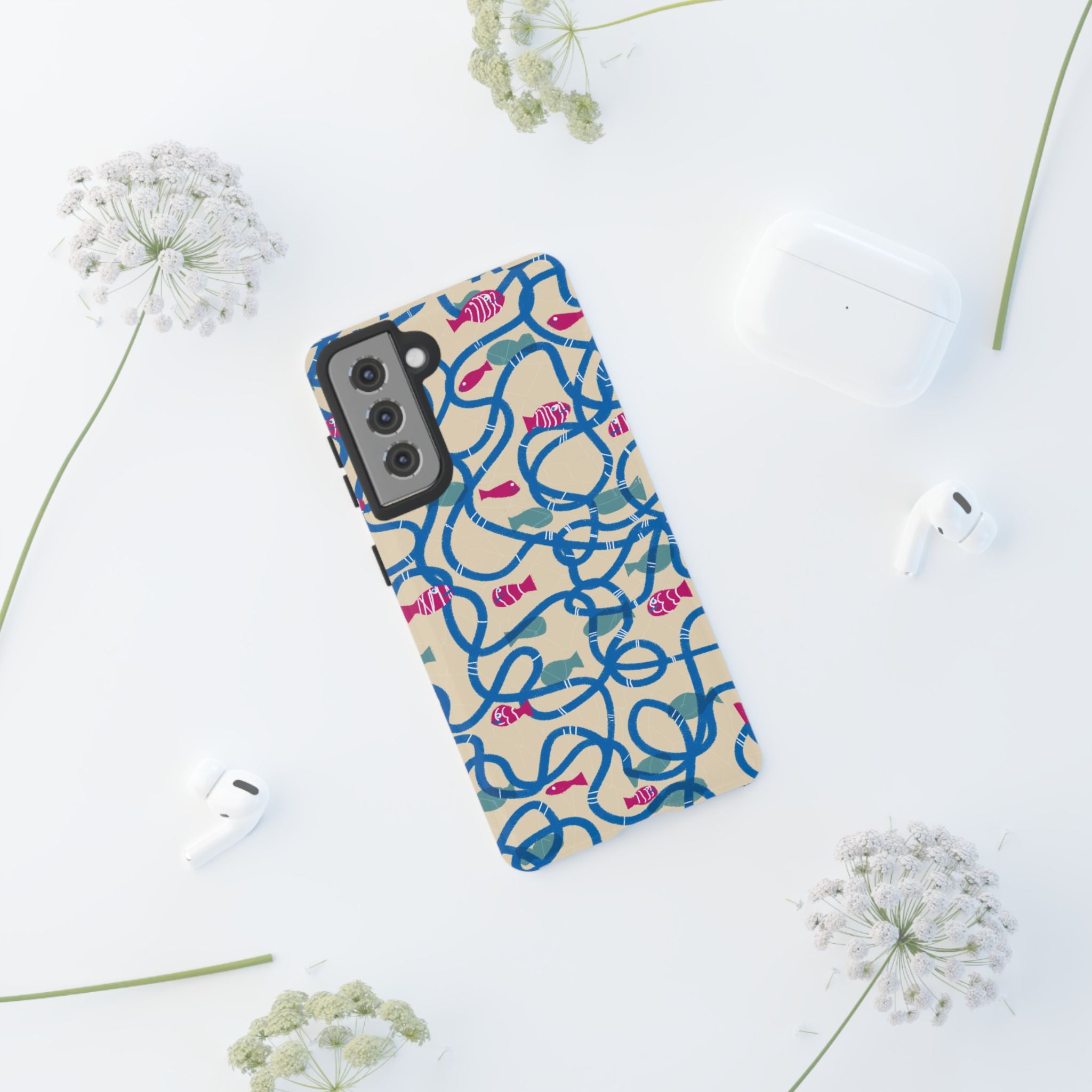 Good Catch – Coral Dance Tough Phone Case