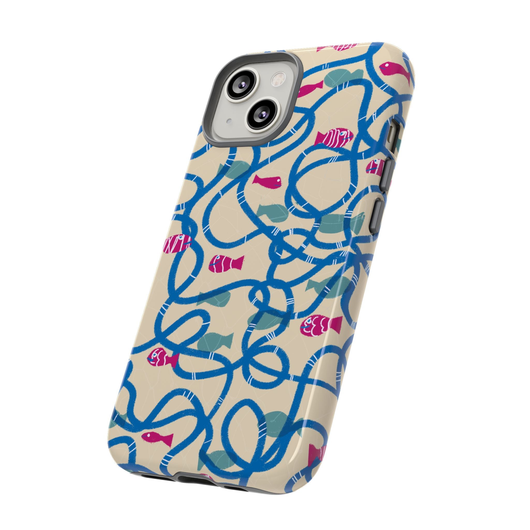 Good Catch – Coral Dance Tough Phone Case