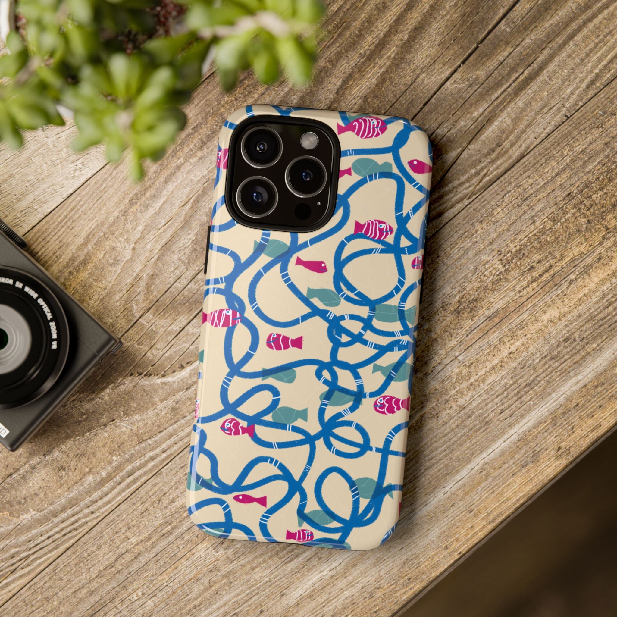 Good Catch – Coral Dance Tough Phone Case