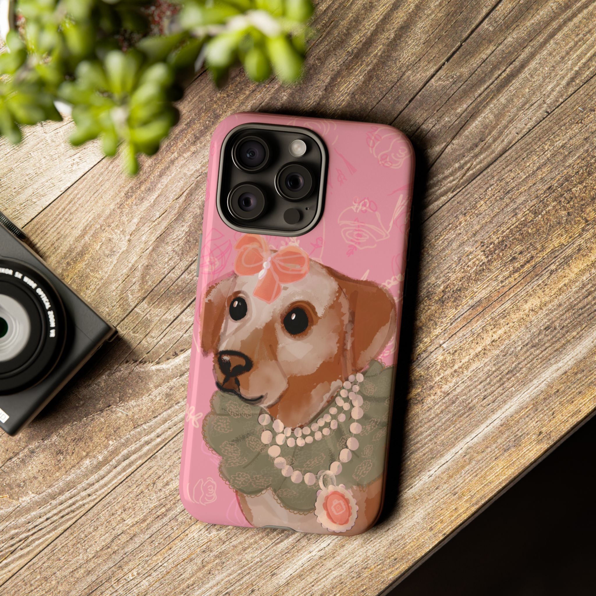 π Grande Dame Dog β Vintage Dog Portrait iPhone Case