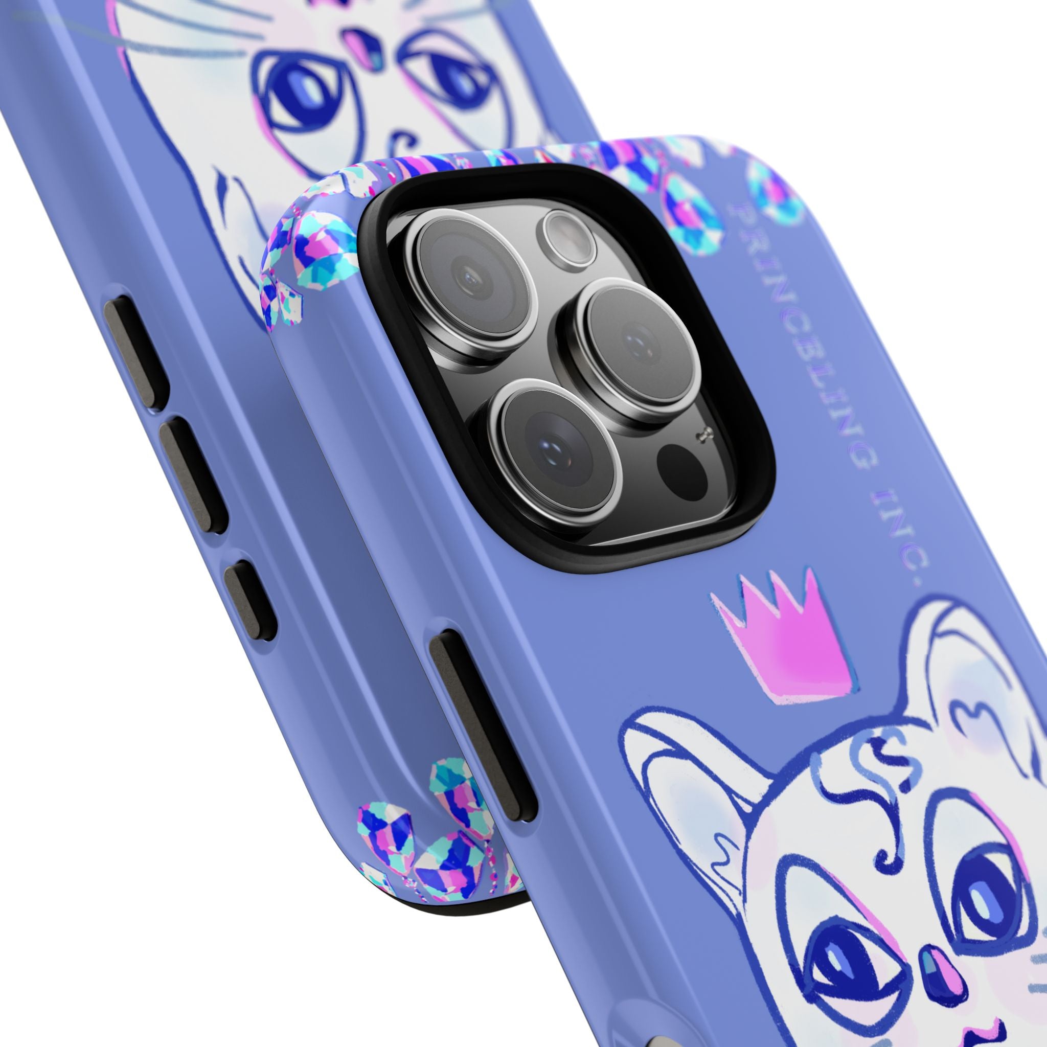 His Meowjesty iPhone Case – Purple Cat Royalty