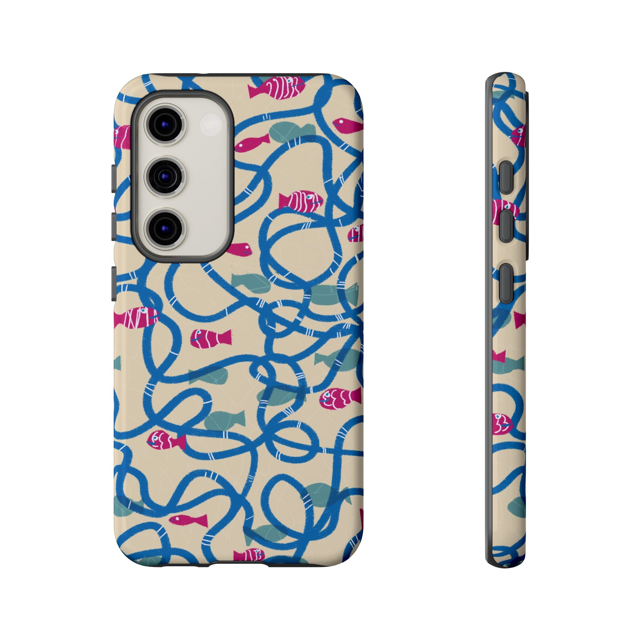 Good Catch – Coral Dance Tough Phone Case
